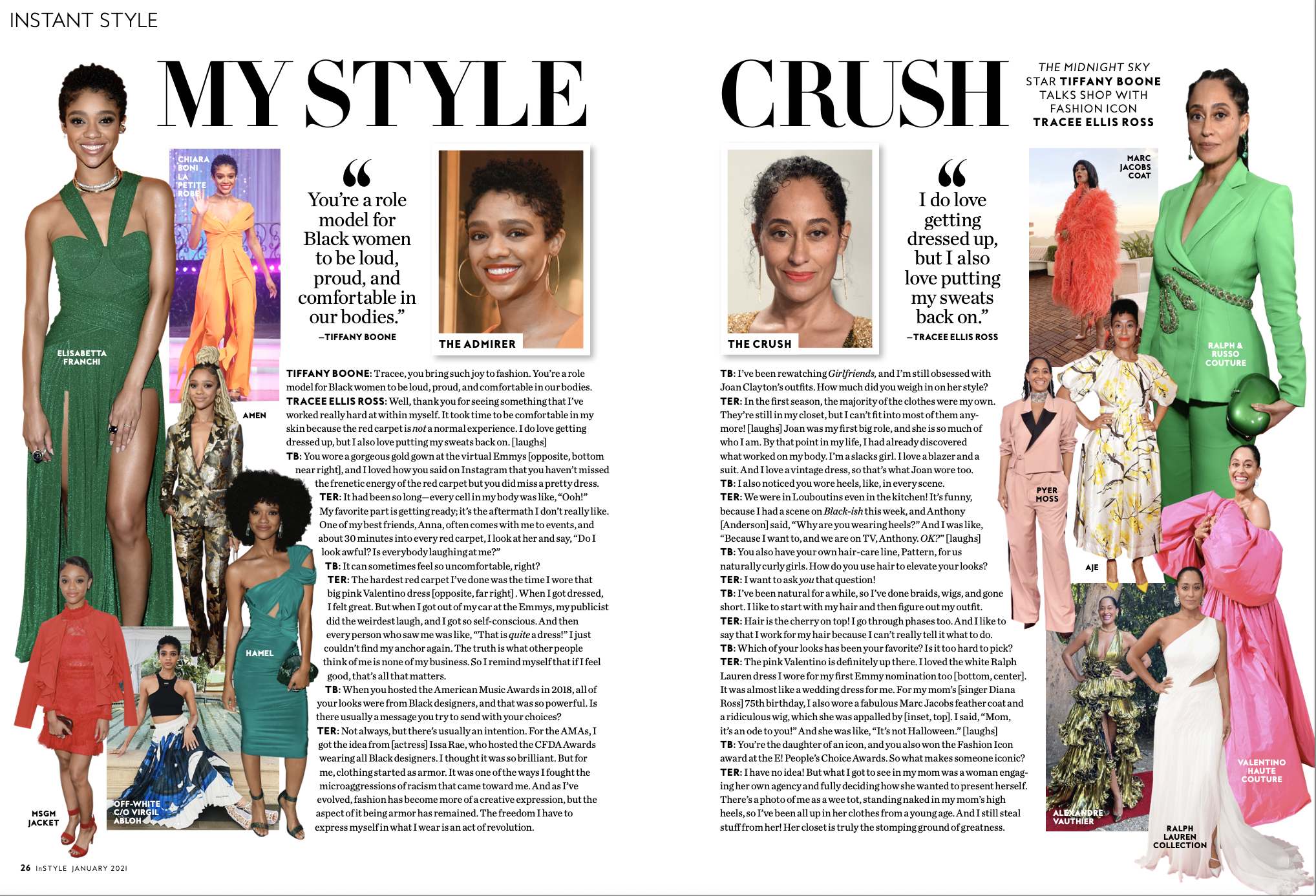 Tracee Ellis Ross and Tiffany Boone