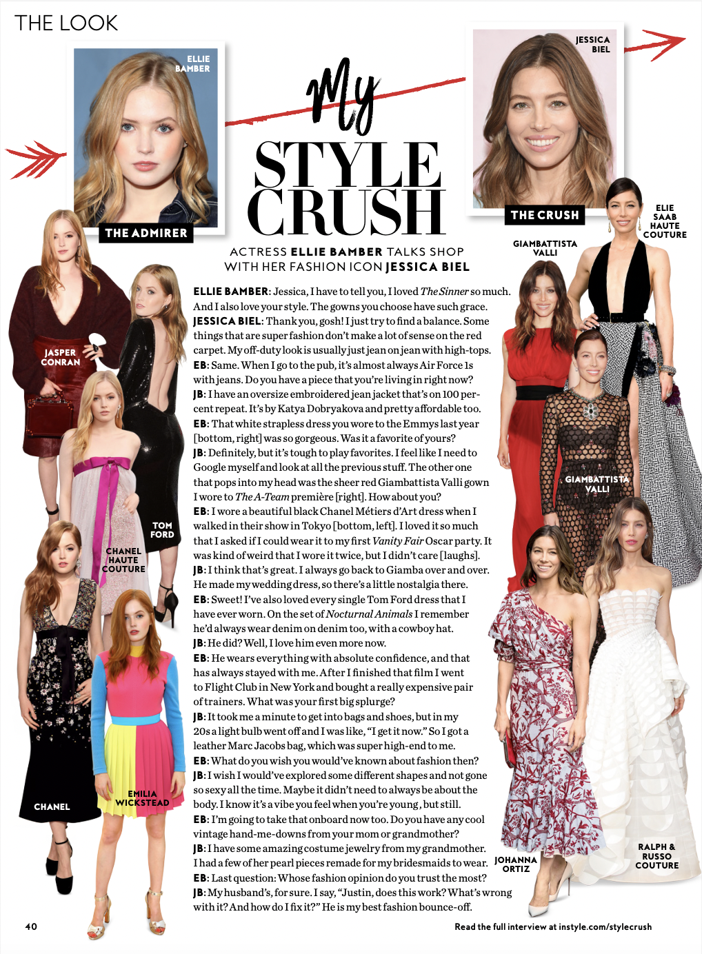 Jessica Biel and Ellie Bamber