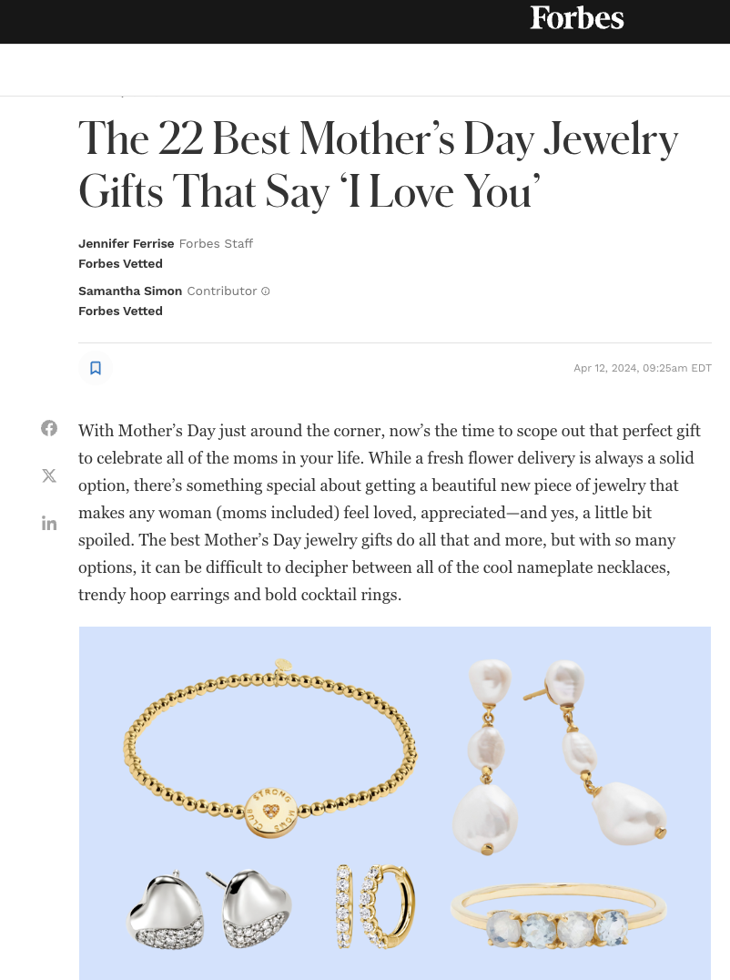 Mother's Day Jewelry Gifts