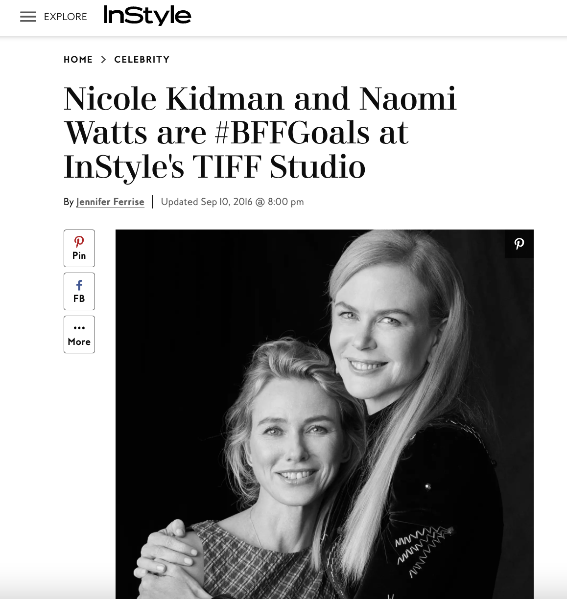 Nicole Kidman and Naomi Watts