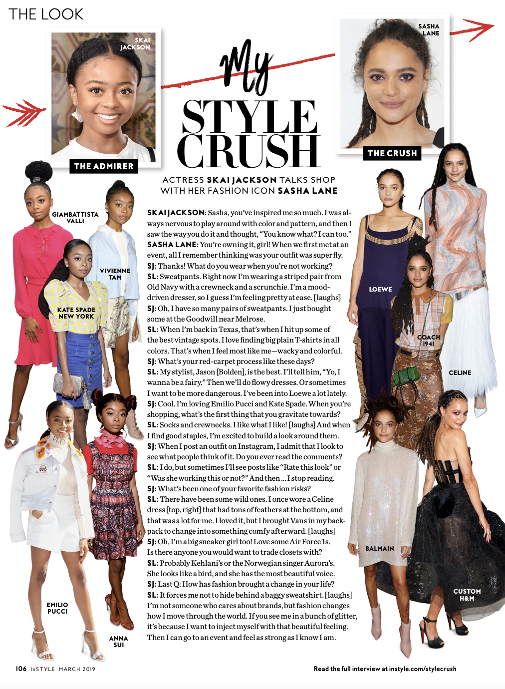 Sasha Lane and Skai Jackson