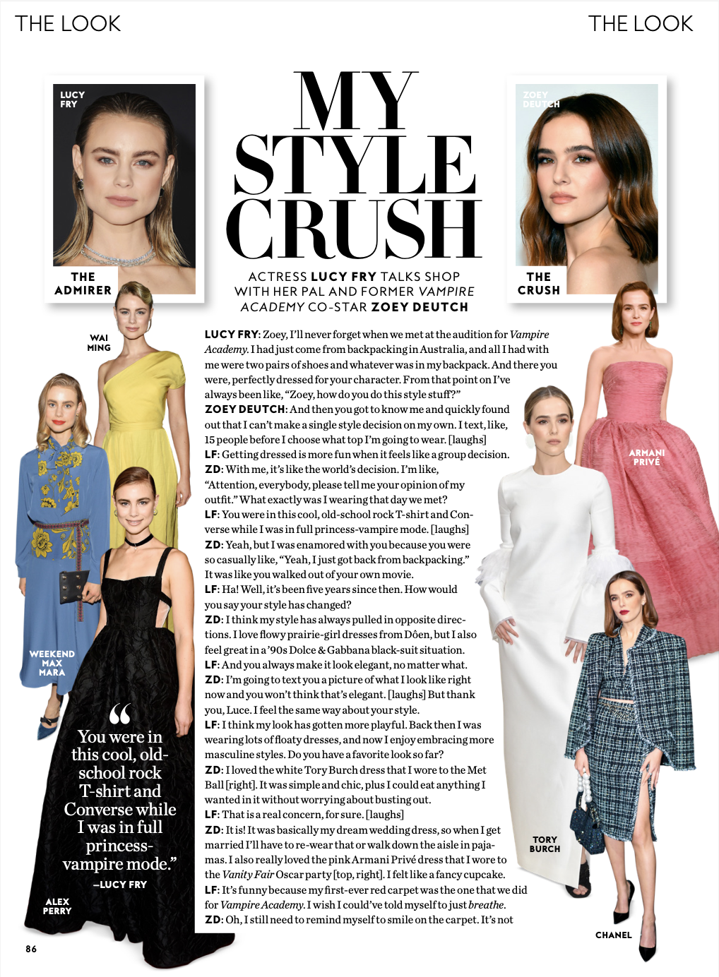 Zoey Deutch and Lucy Fry