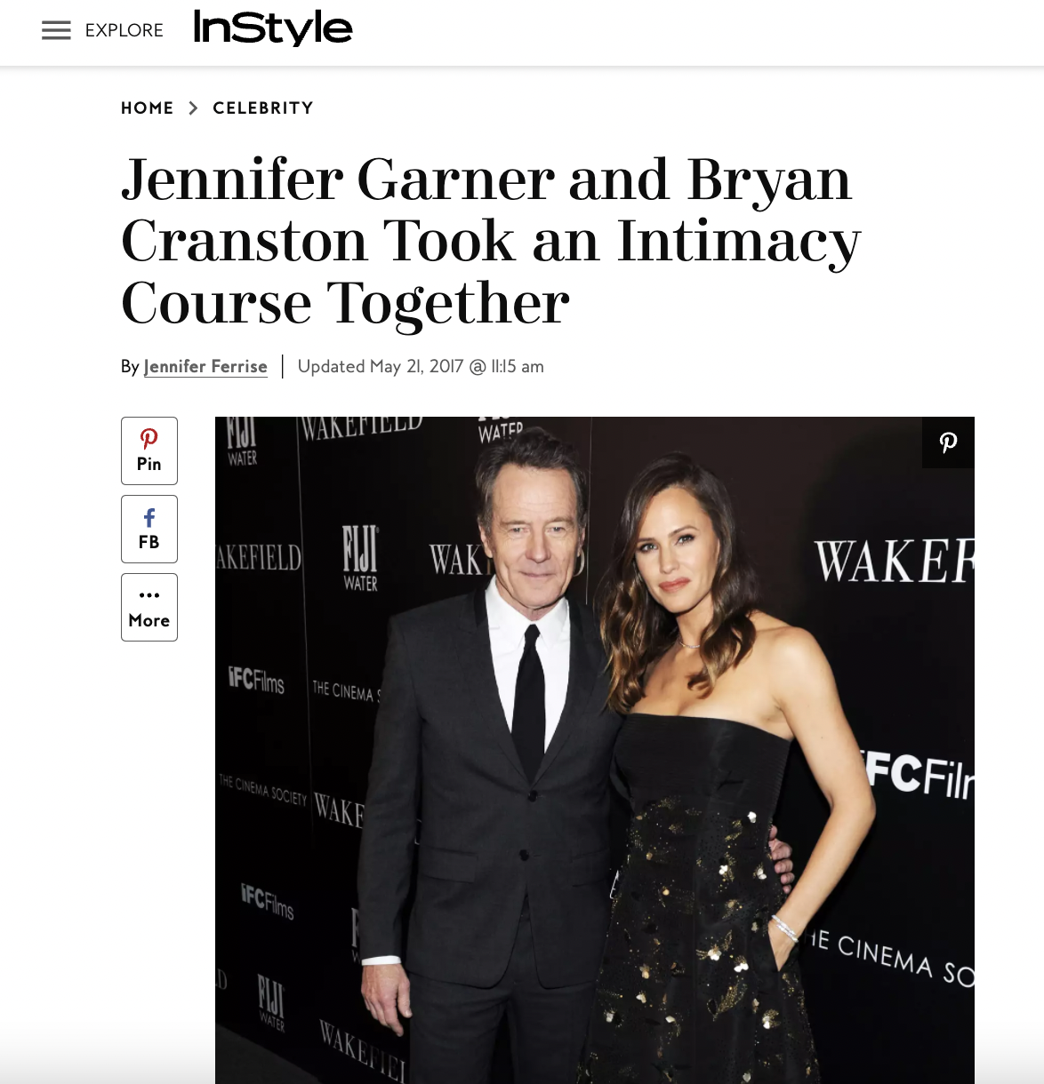Jennifer Garner and Bryan Cranston