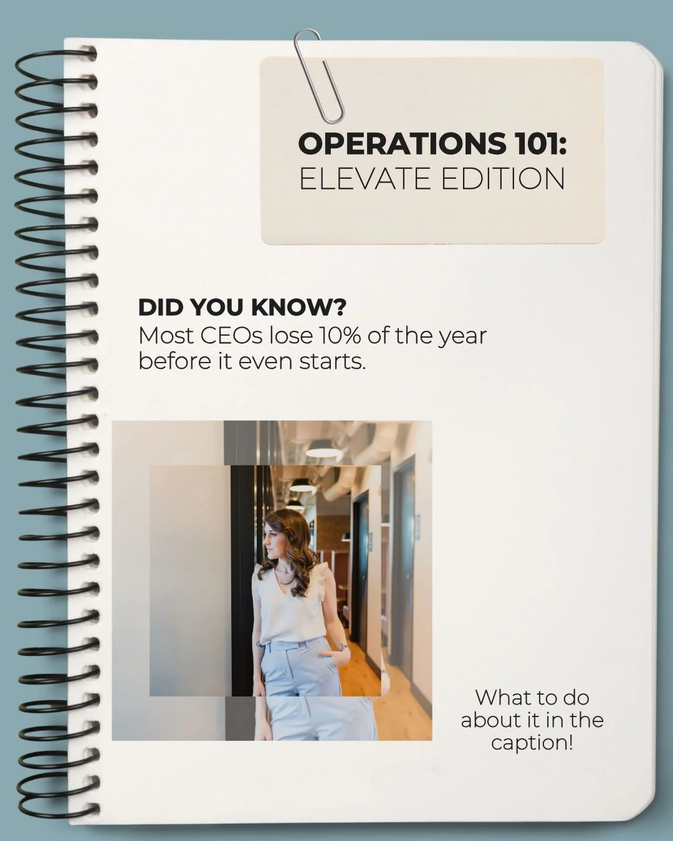 Most CEOs lose 10% of the year before it even starts. 👀

Here&rsquo;s what usually happens:
👉 You start planning for the new year in January
👉 You roll out those plans in February
👉 You start seeing progress by late March

Sound familiar?

The fi