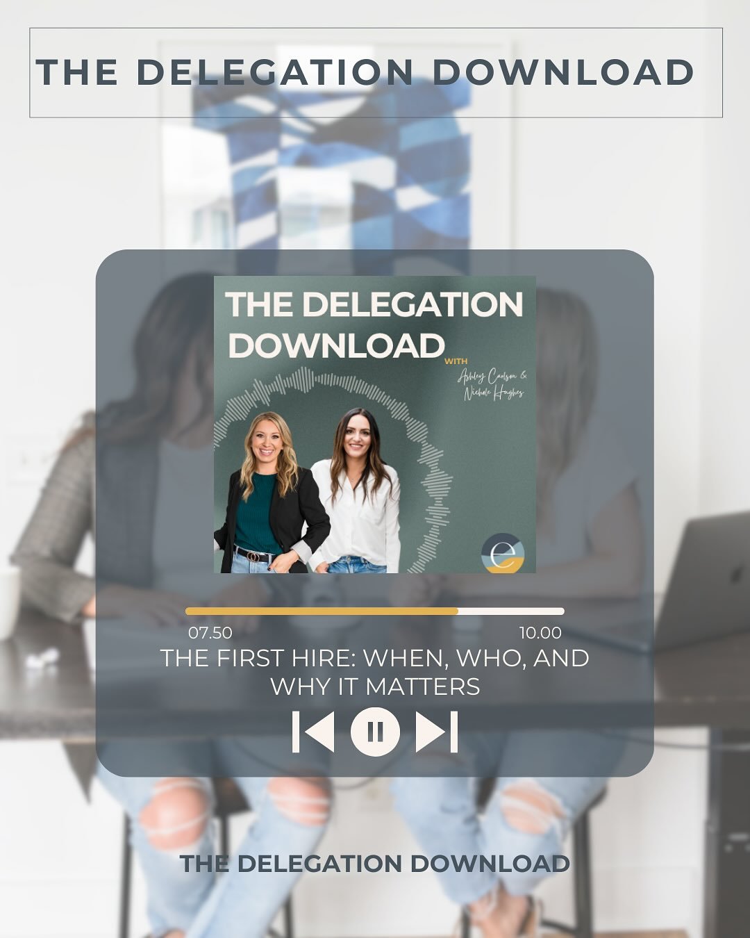 In case you missed it, Series 2 has officially started.
&nbsp;
Episode 8 of The Delegation Download Podcast is all about your first hire! When to do it, who to hire, and why it matters more than you think.
&nbsp;
Remember, you don&rsquo;t have to be 
