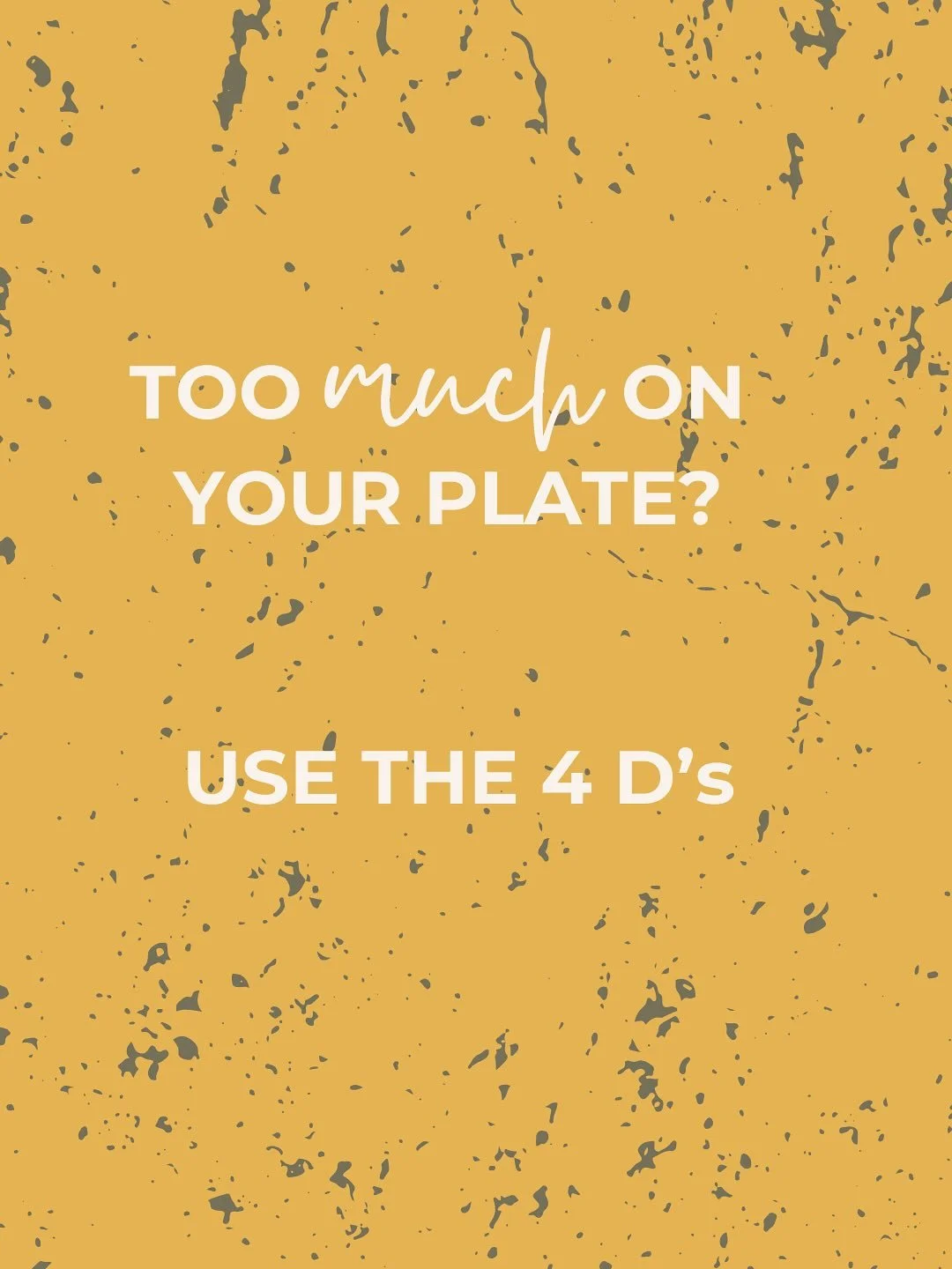 Decision fatigue is real.
&nbsp;
The 4 D&rsquo;s make delegation decisions faster and cleaner.
&nbsp;
Bonus: pair it with an energy audit so you&rsquo;re not just saving time&hellip; you&rsquo;re saving capacity.
&nbsp;
Read the full blog out now! Li