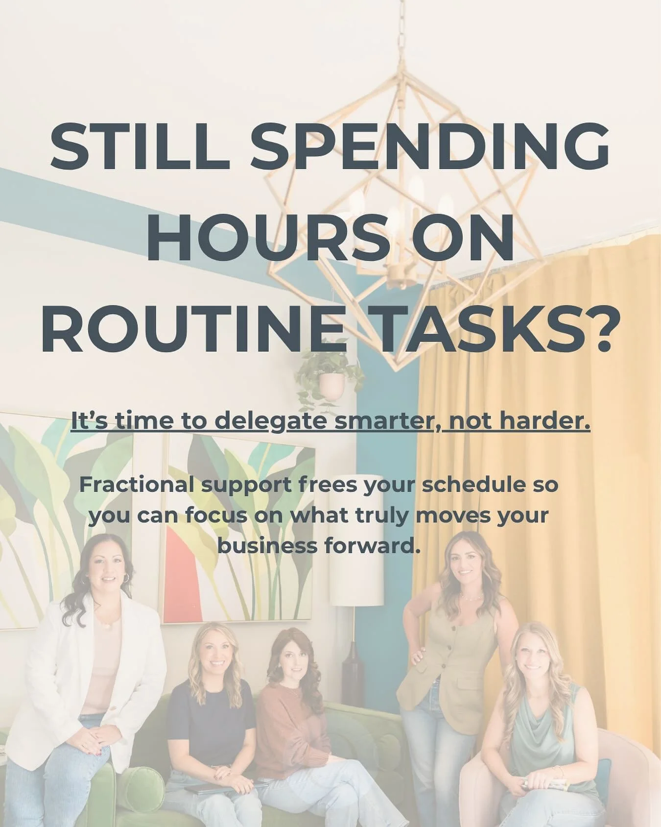 Stop drowning in busywork.
&nbsp;
When you work with Elevate, you&rsquo;re not just hiring an EA. You&rsquo;re gaining a team of experienced, expertly trained admin + ops pros who lead with confidence and strategy.
&nbsp;
We handle the routine so you