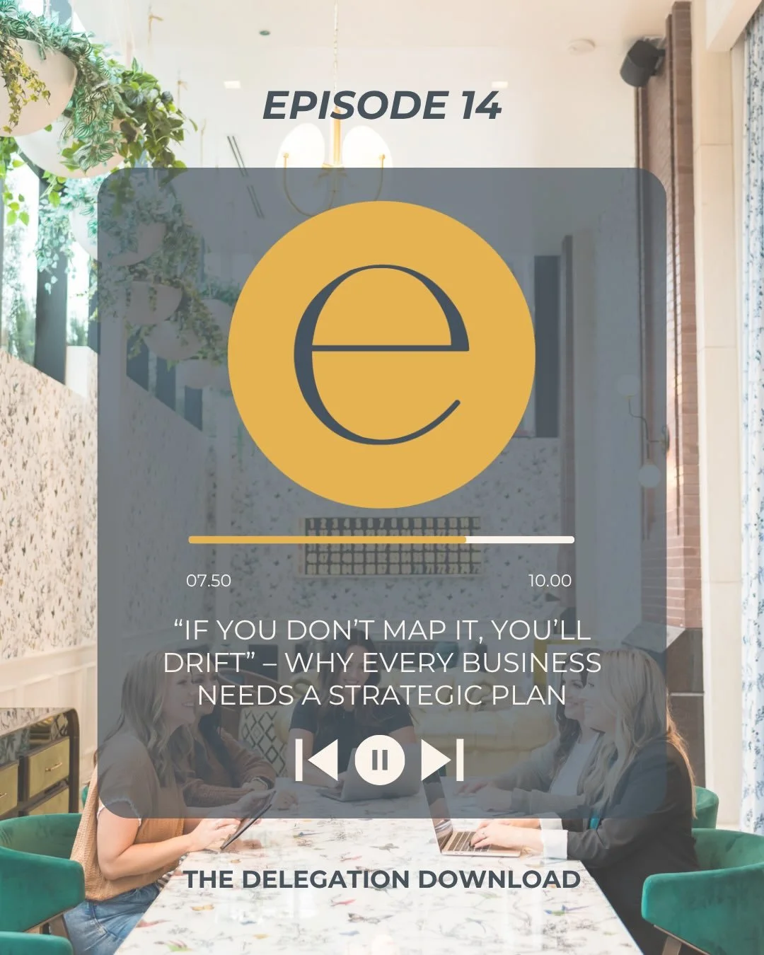 In case you missed it &mdash; Episode 14 is now streaming.

If you&rsquo;ve been feeling stuck, scattered, or pulled in too many directions, this episode will help you step back and refocus.

Ashley and Nichole share how strategic mapping creates cla