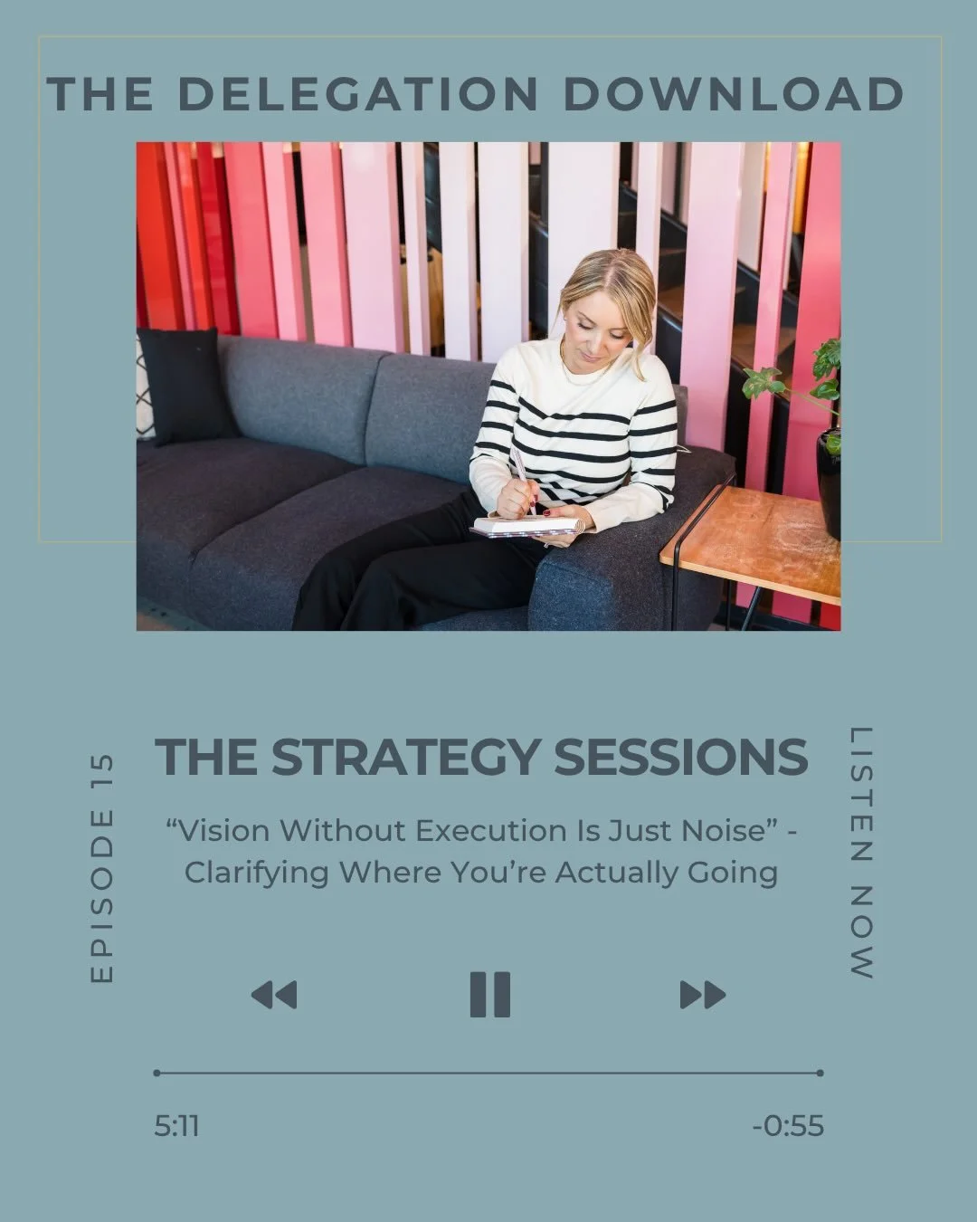 If everything feels urgent, overwhelming, or unclear&hellip; it might not be a workload problem. It might be a vision problem.

Ashley and Nichole break down how to define your direction and build a plan that actually moves you forward.

Listen now o