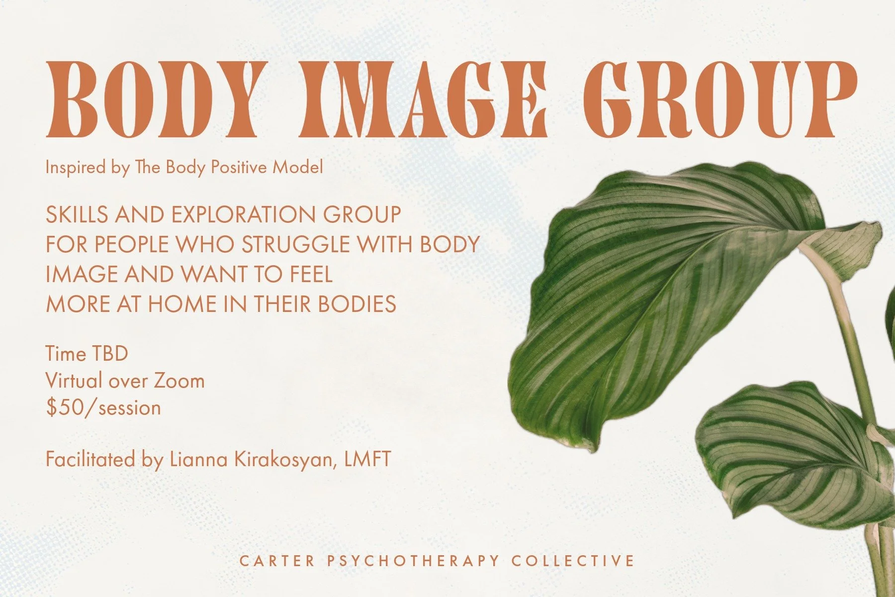 Body Image and Body Acceptance Therapy Group — Carter Psychotherapy ...