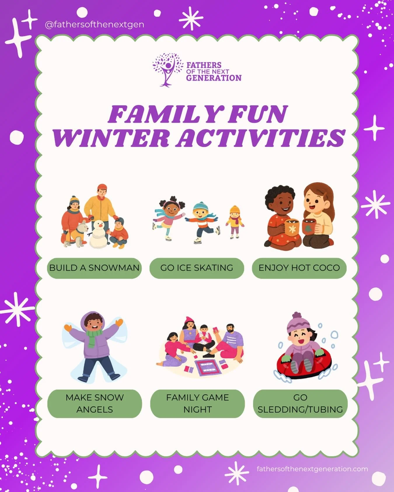 Winter is here and so is the snow! Winter weather brings the opportunity for some fun family activities in the snow. Check out our Family Fun Winter Activities Guide to get some inspiration on how to make the most of the winter weather with your fami