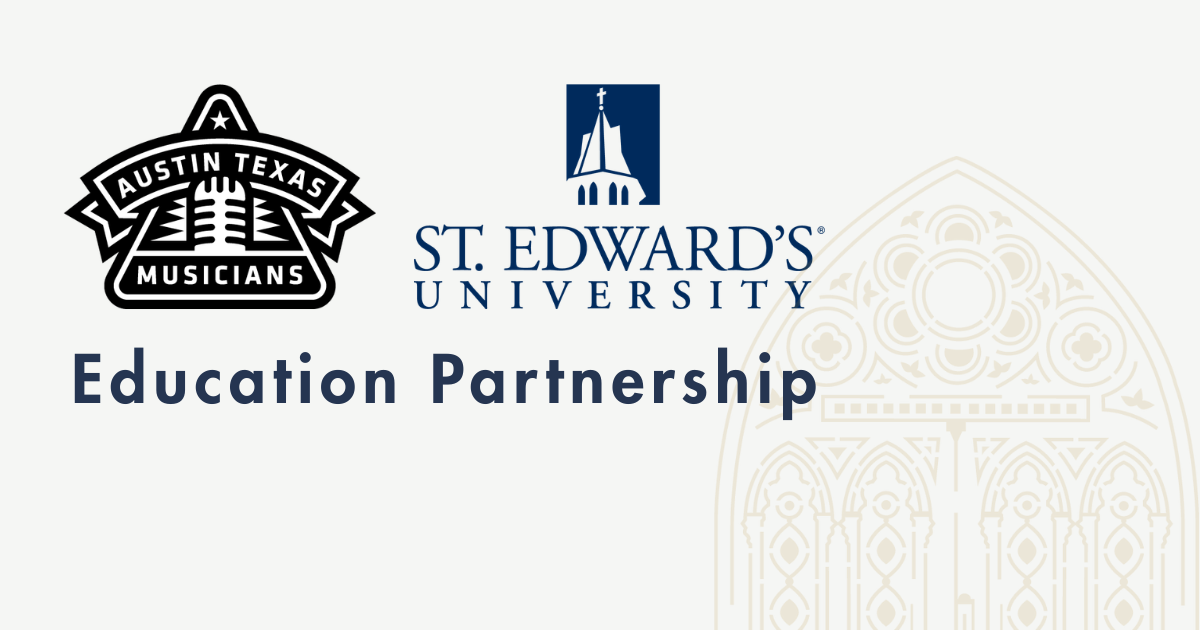 Austin Texas Musicians and St. Edward’s University Announce New Education Partnership to Support Professional Musicians