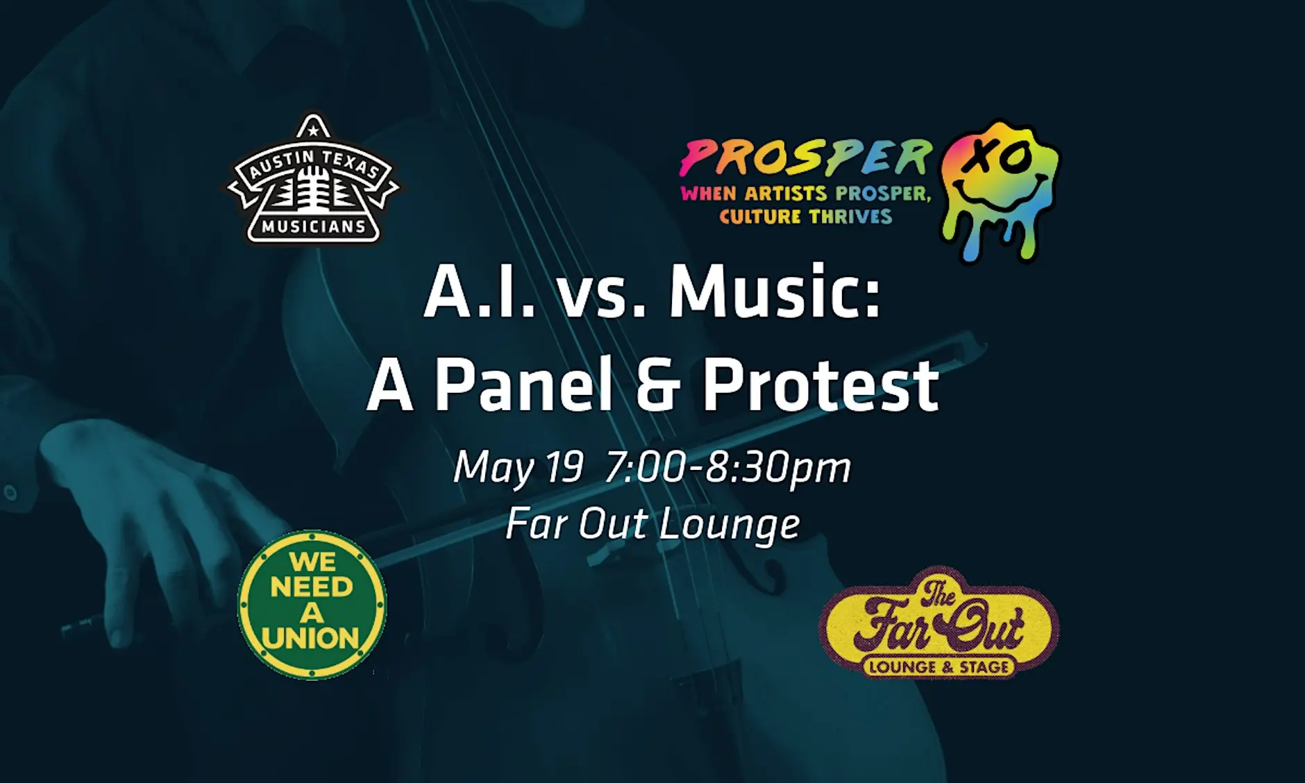 May 19: AI vs. Music - Austin Solidarity Protest + Panel Discussion (FREE)
