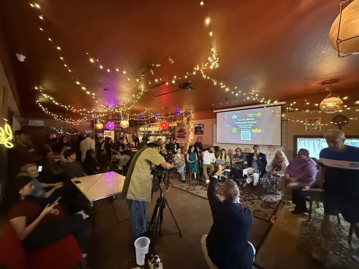 A.I. vs. Music: Panel + Protest, May 19, 2026