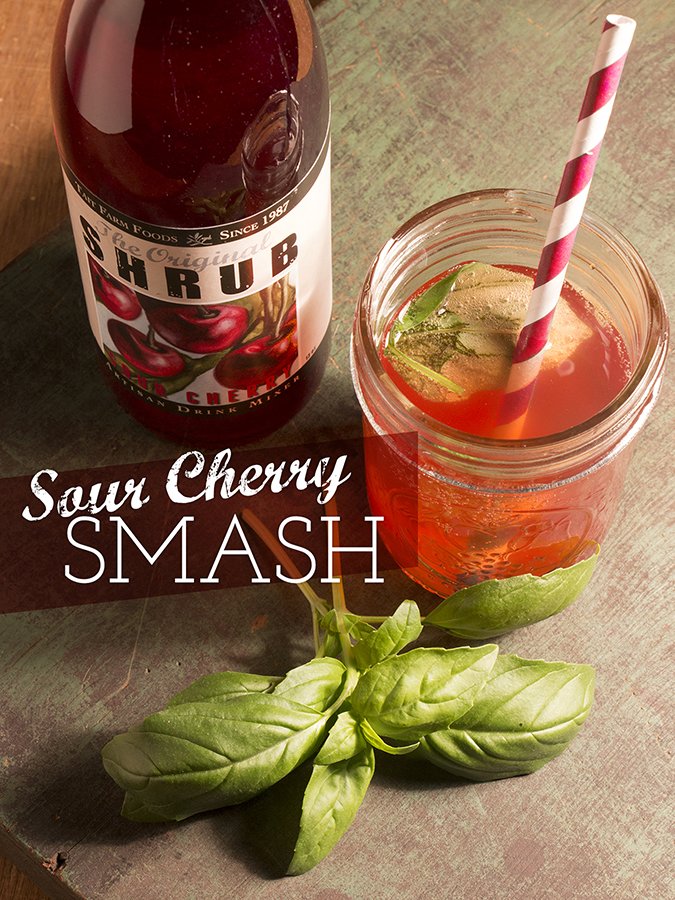 Sour Cherry Shrub Smash