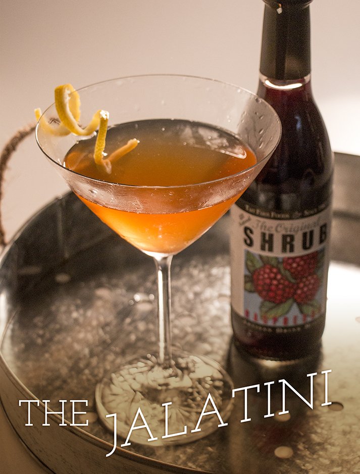 The Jalatini with Raspberry Shrub 