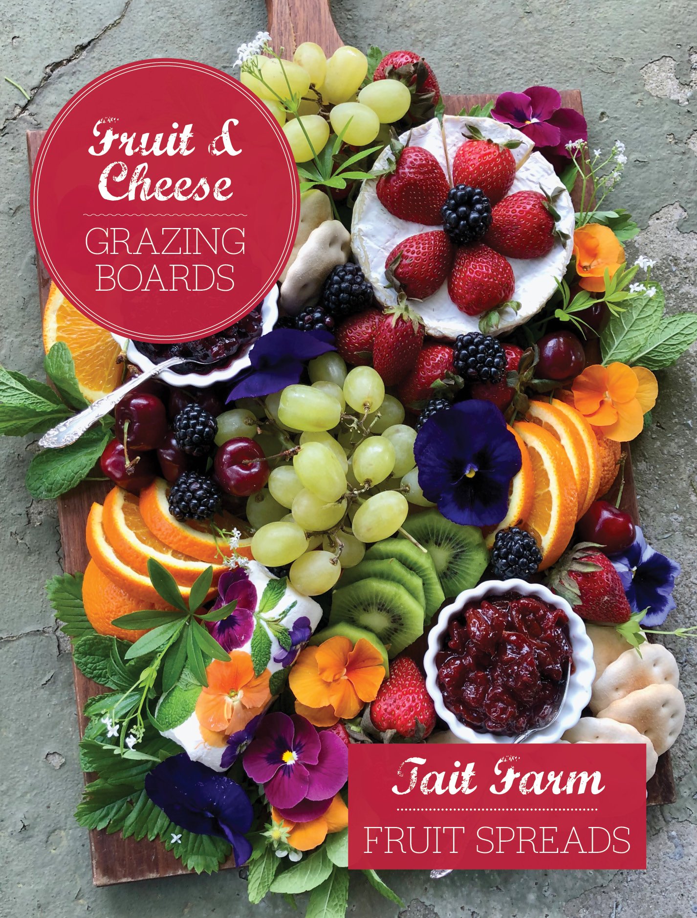 Fruit &amp; Cheese Grazing Board