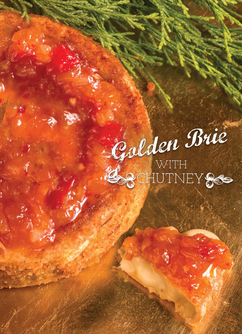 Golden Brie with Chutney