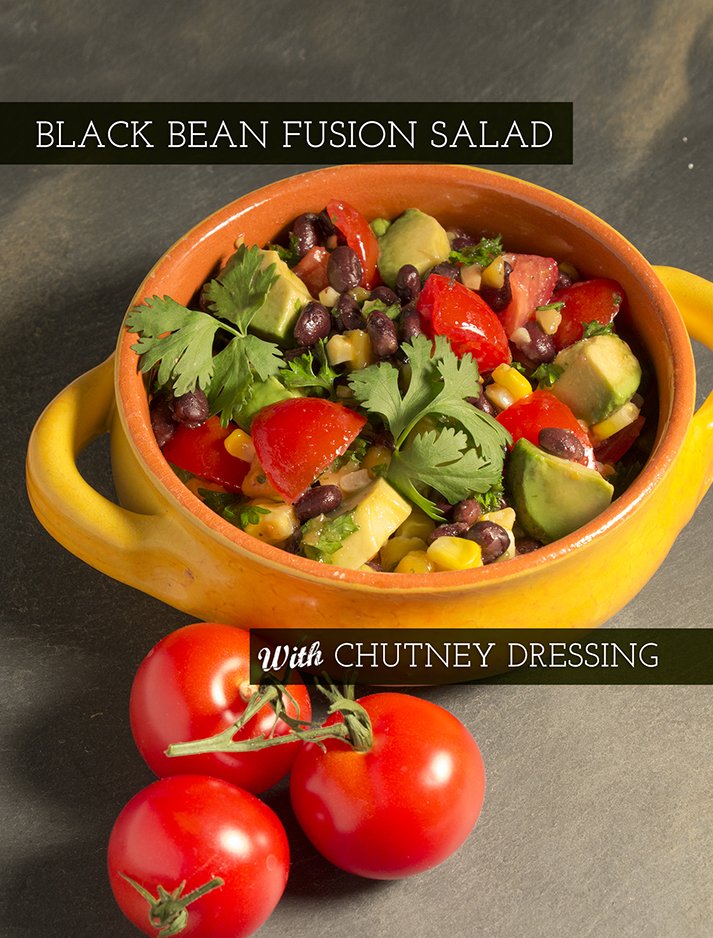 Black Bean Chutney Fusion Salad