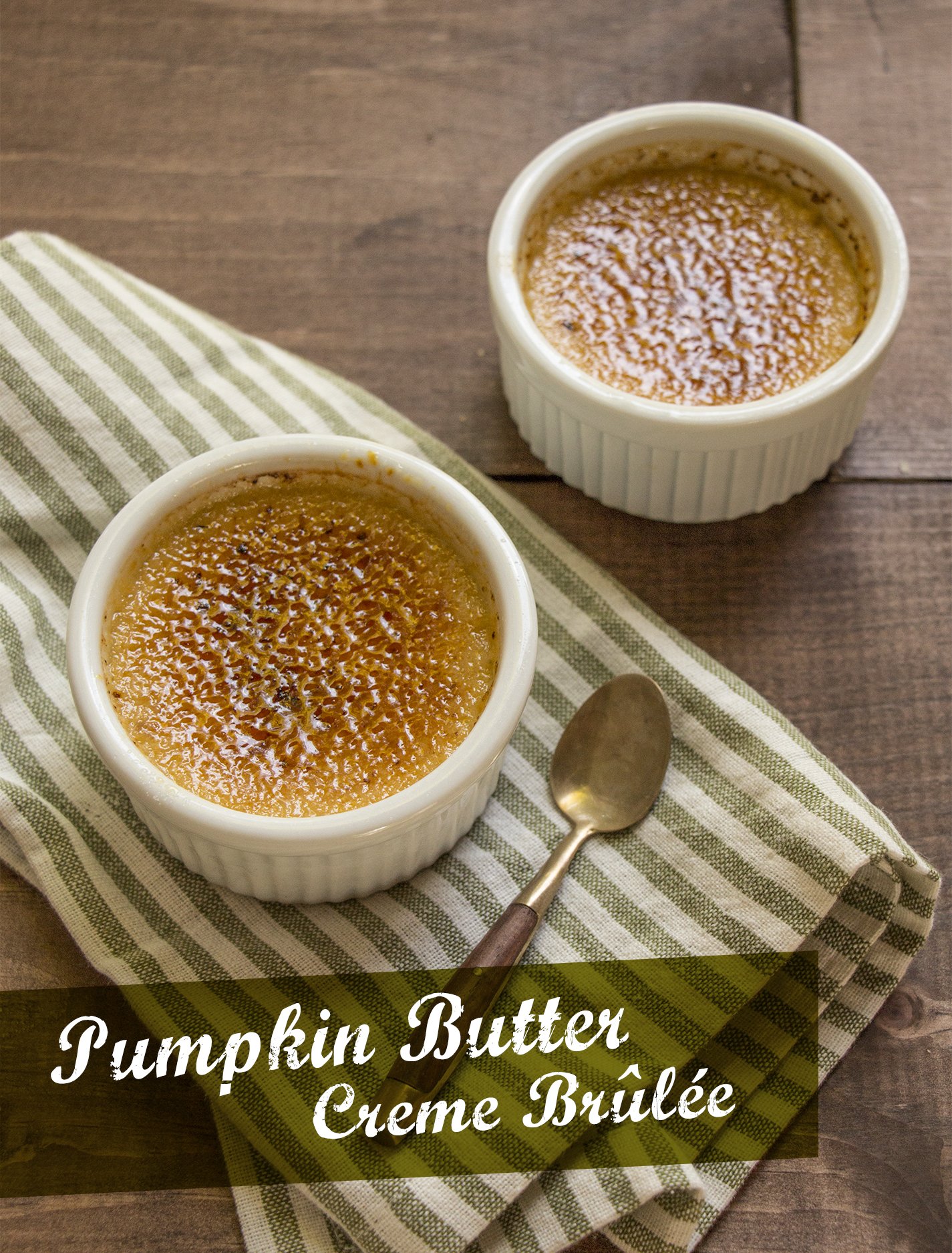 Pumpkin Butter Crème Brûlée