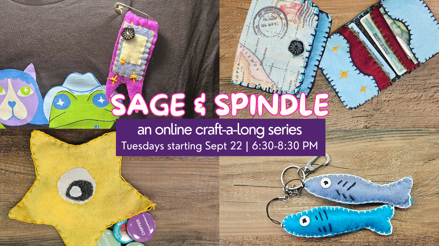 Sage &amp; Spindle Virtual Queer Craft-a-Long