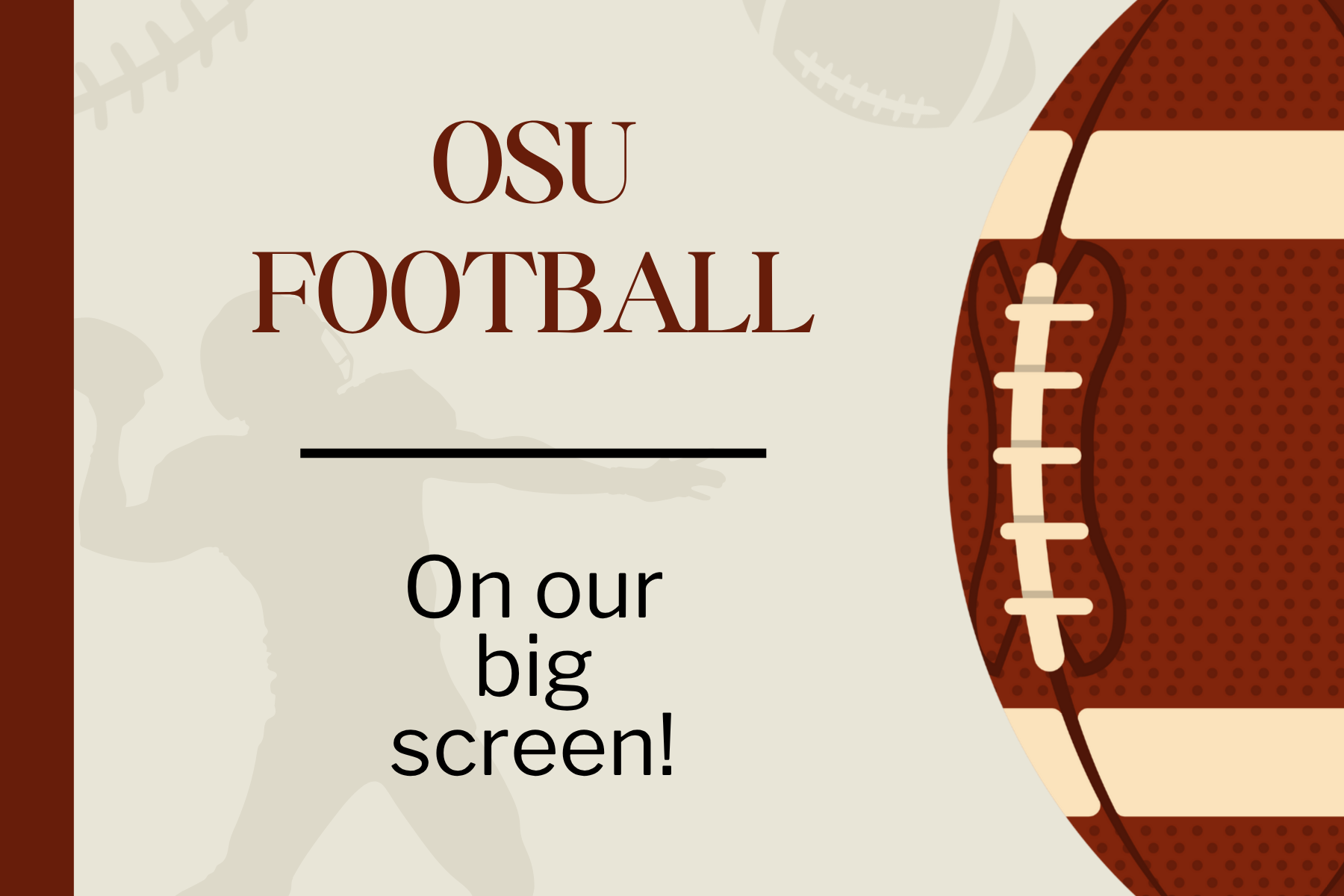 Ohio State vs. Michigan (we open at 11am)