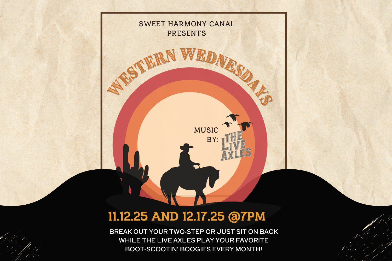 Live Music: Western Wednesdays with The Live Axles