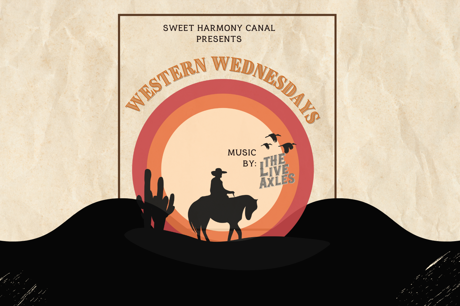 Western Wednesdays - Country Western tunes by The Live Axles 