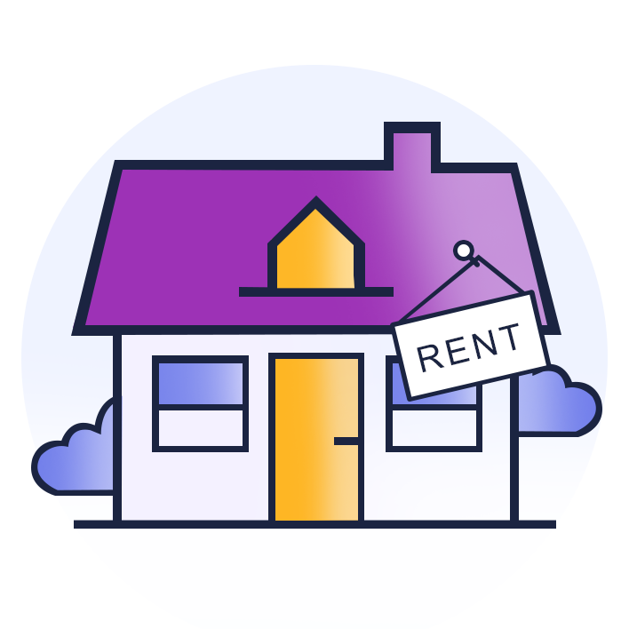 4. You're looking to rent a single-family home.