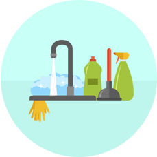 4. The sink is one of the first things people notice in a kitchen, so keep yours clean and polished at all times.