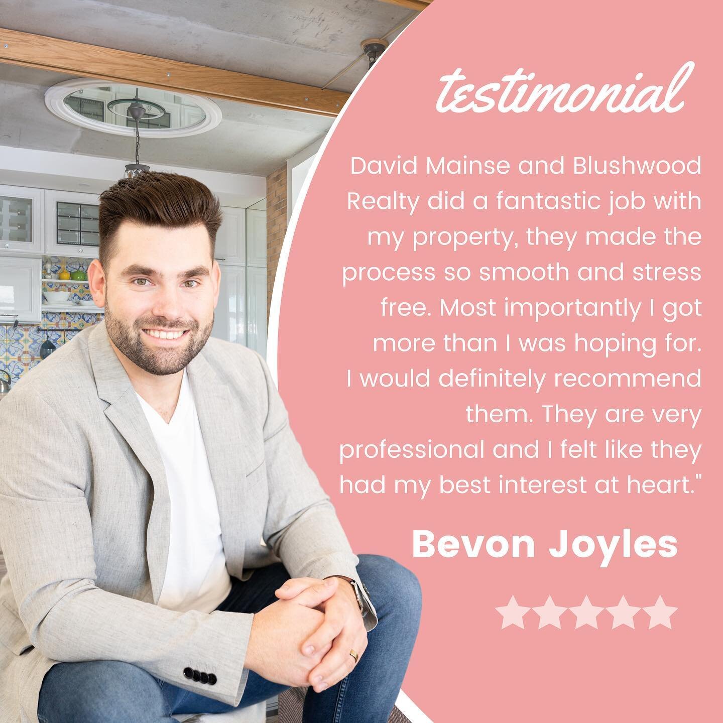 Client love for Mr. David Mainse! ⭐️⭐️⭐️⭐️⭐️