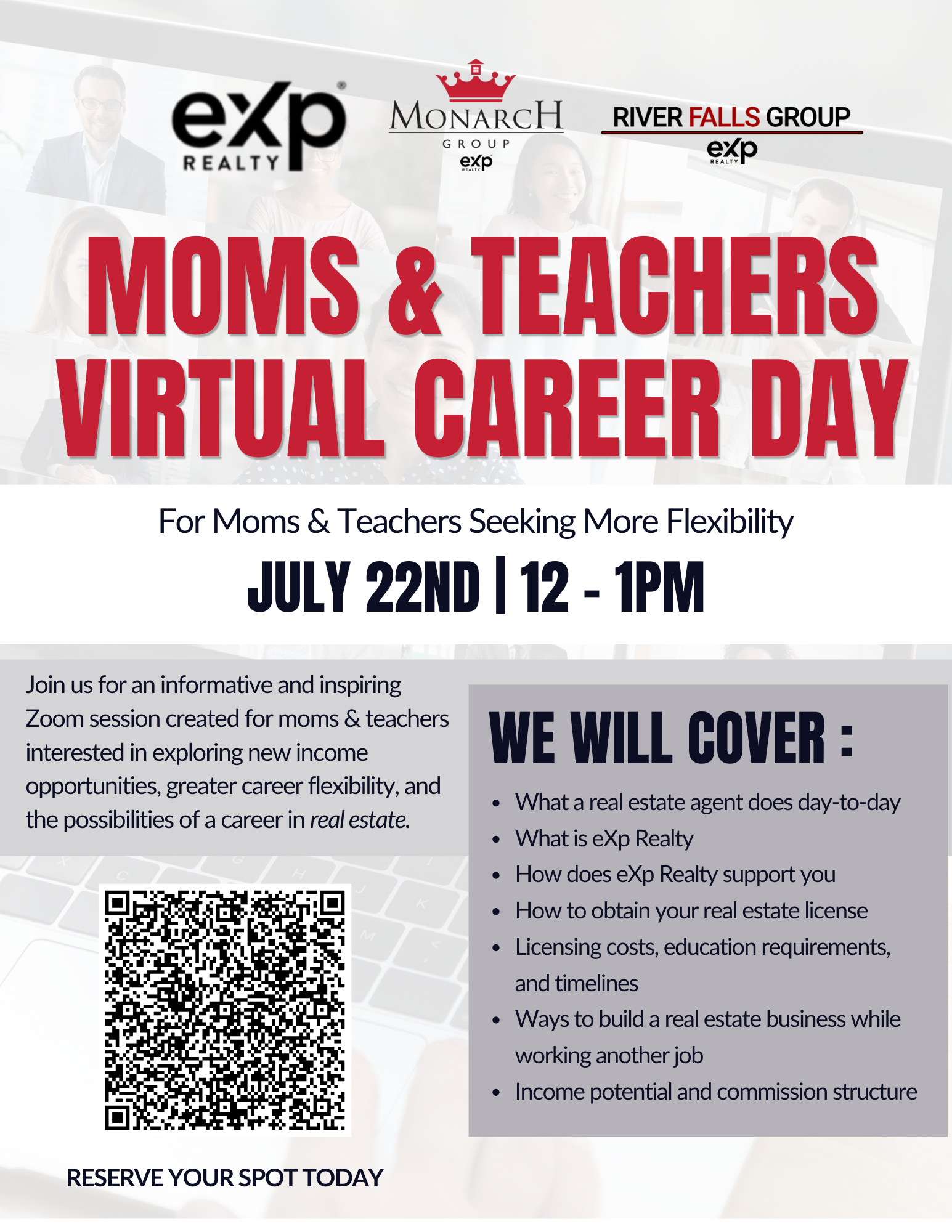 Moms + Teachers Virtual Career Day 