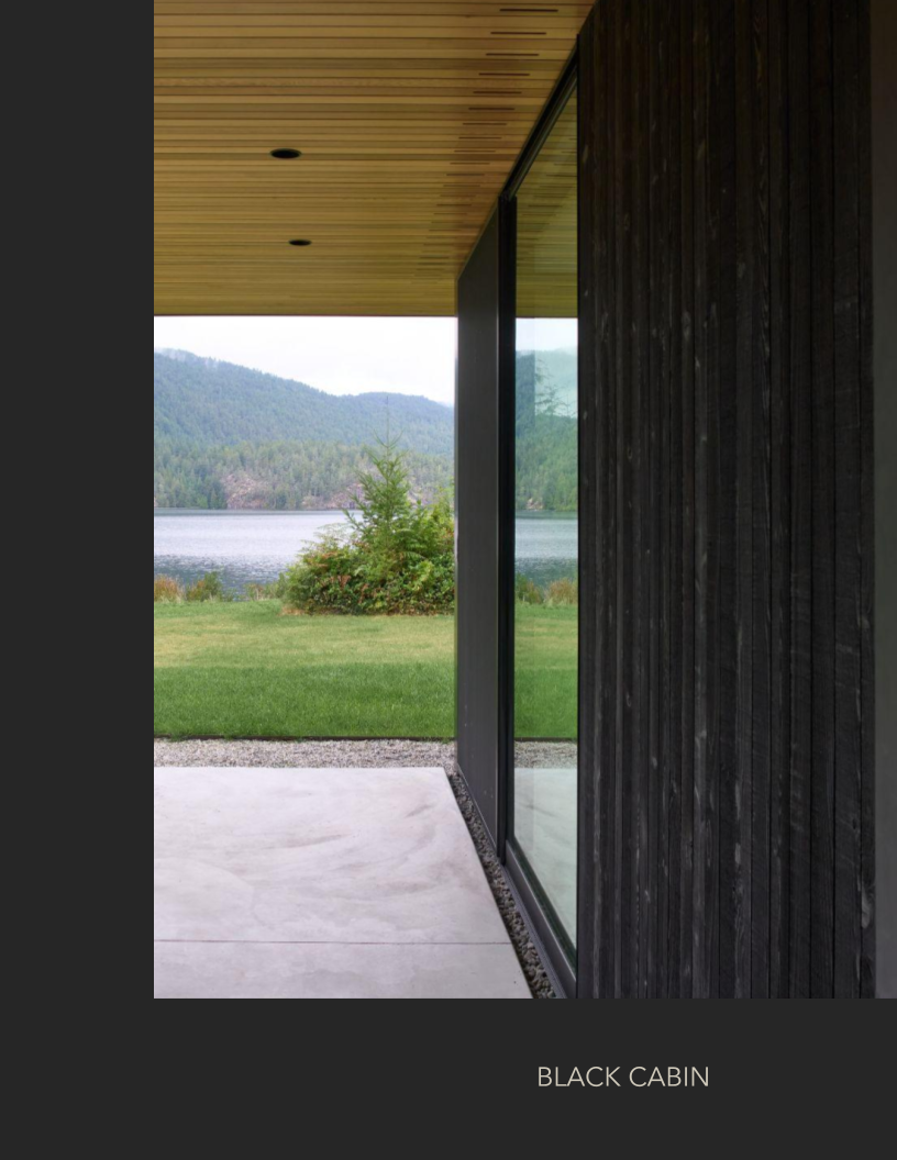 Black Cabin, Sunshine Coast, BC