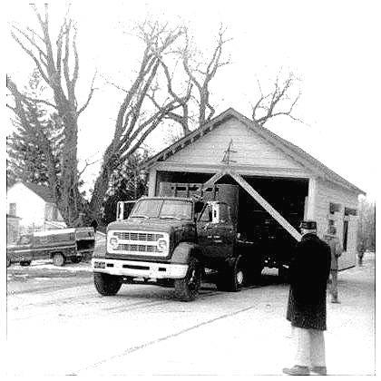 Moving the building across Main Street