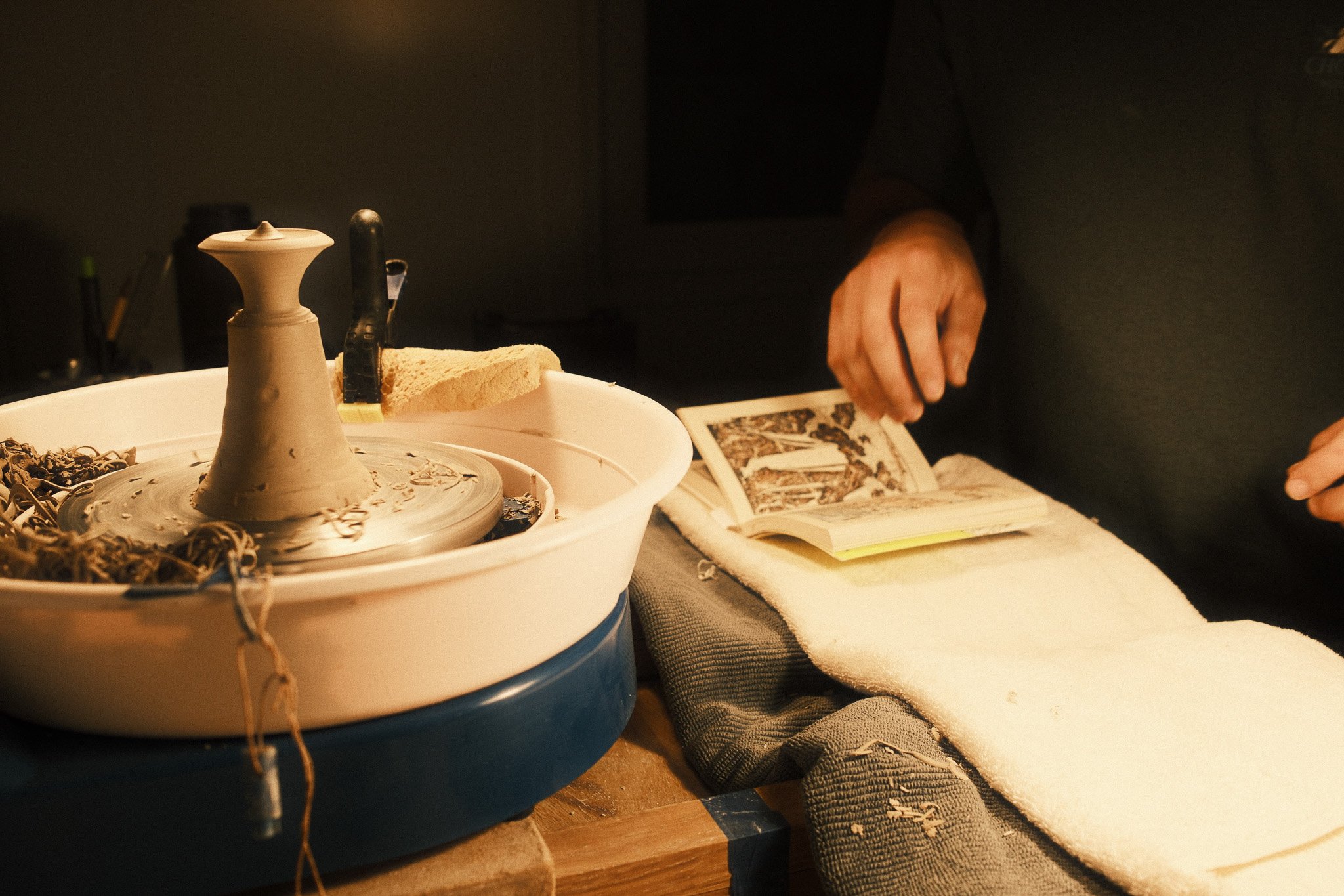 I like refferencing drawings from artists I admire to find gestures that catch my eye