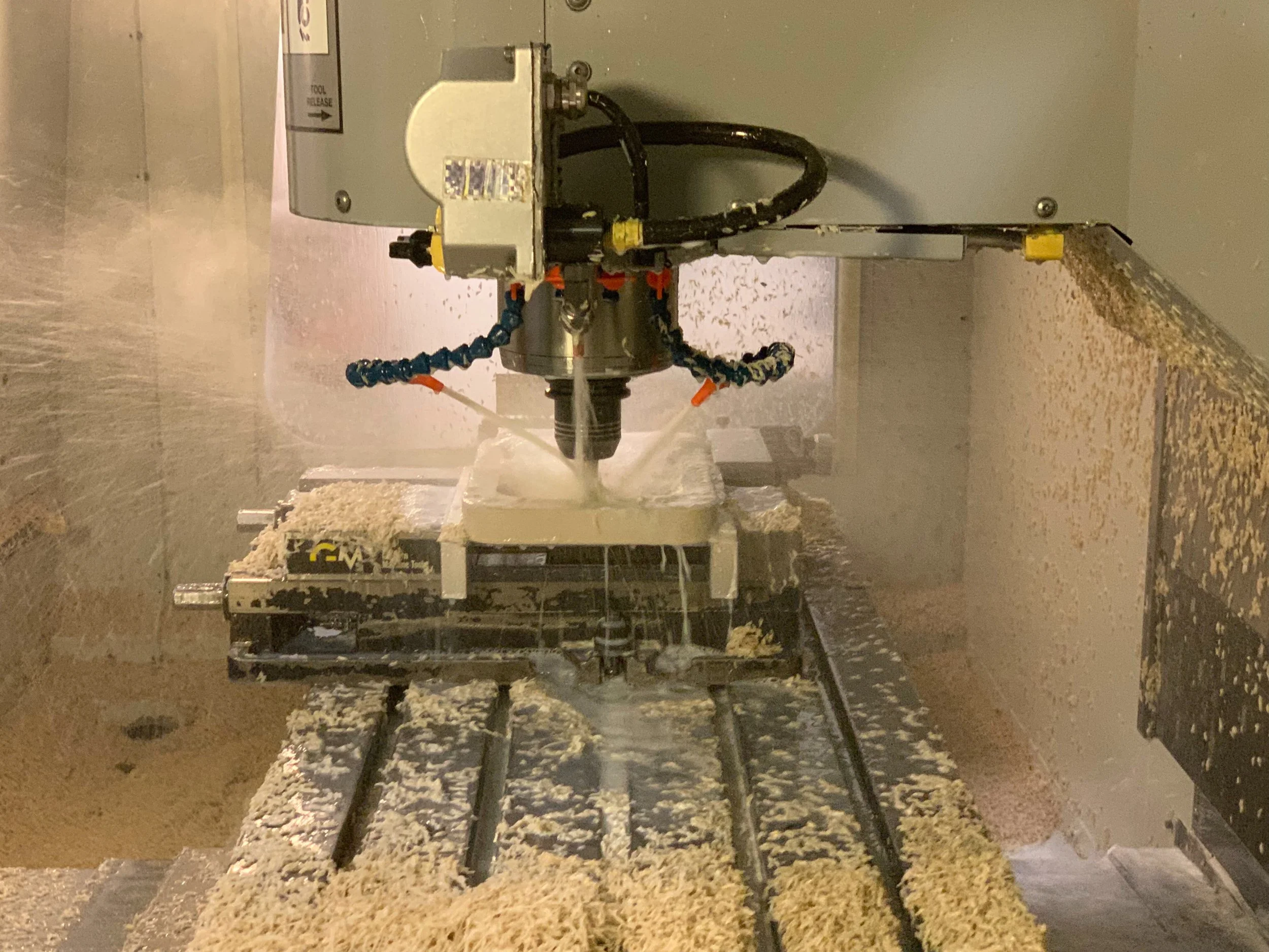 cnc milling peek part in idaho machine shop