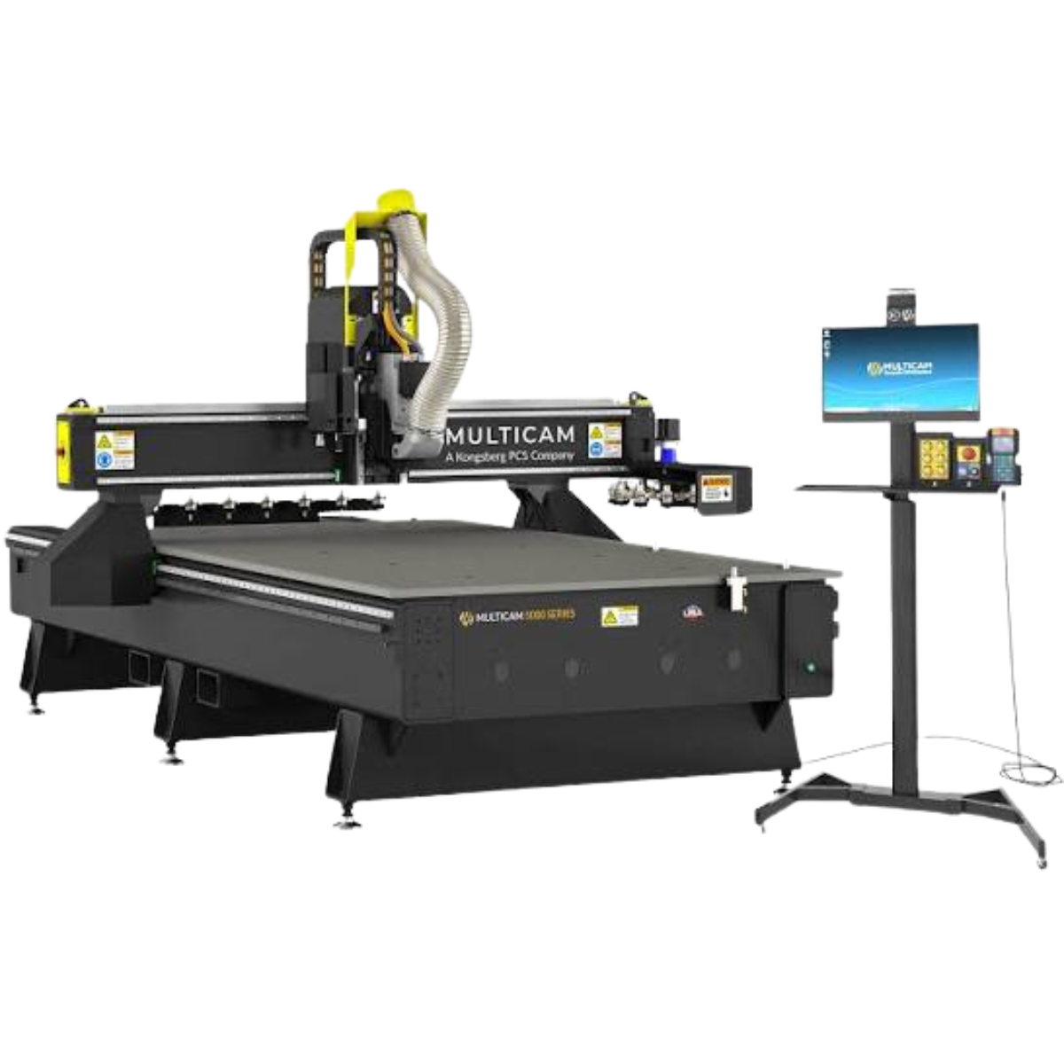 Multicam M Series Router: X axis 96", Y axis 48", Z axis 4"