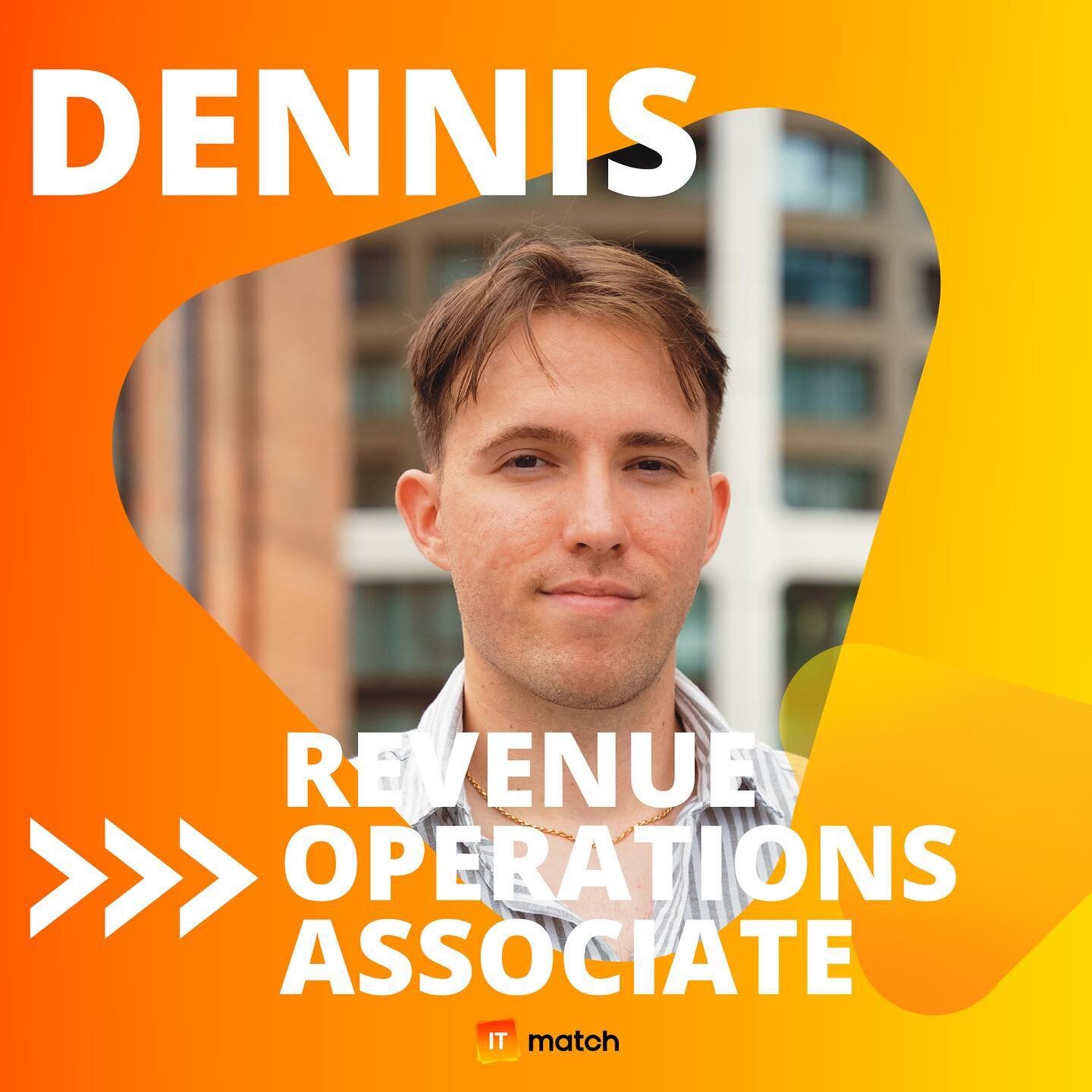 Dennis works at ITmatch as a Revenue Operations Associate and
Executive Assistant while also being actively involved in marketing and managing the company's social media presence. In his free time, he loves expressing his creative side through art an