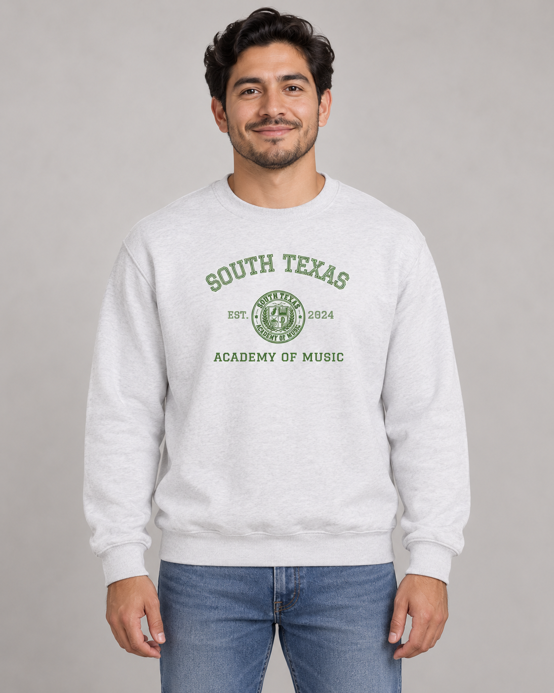 South Texas Academy Gray Sweatshirt.png