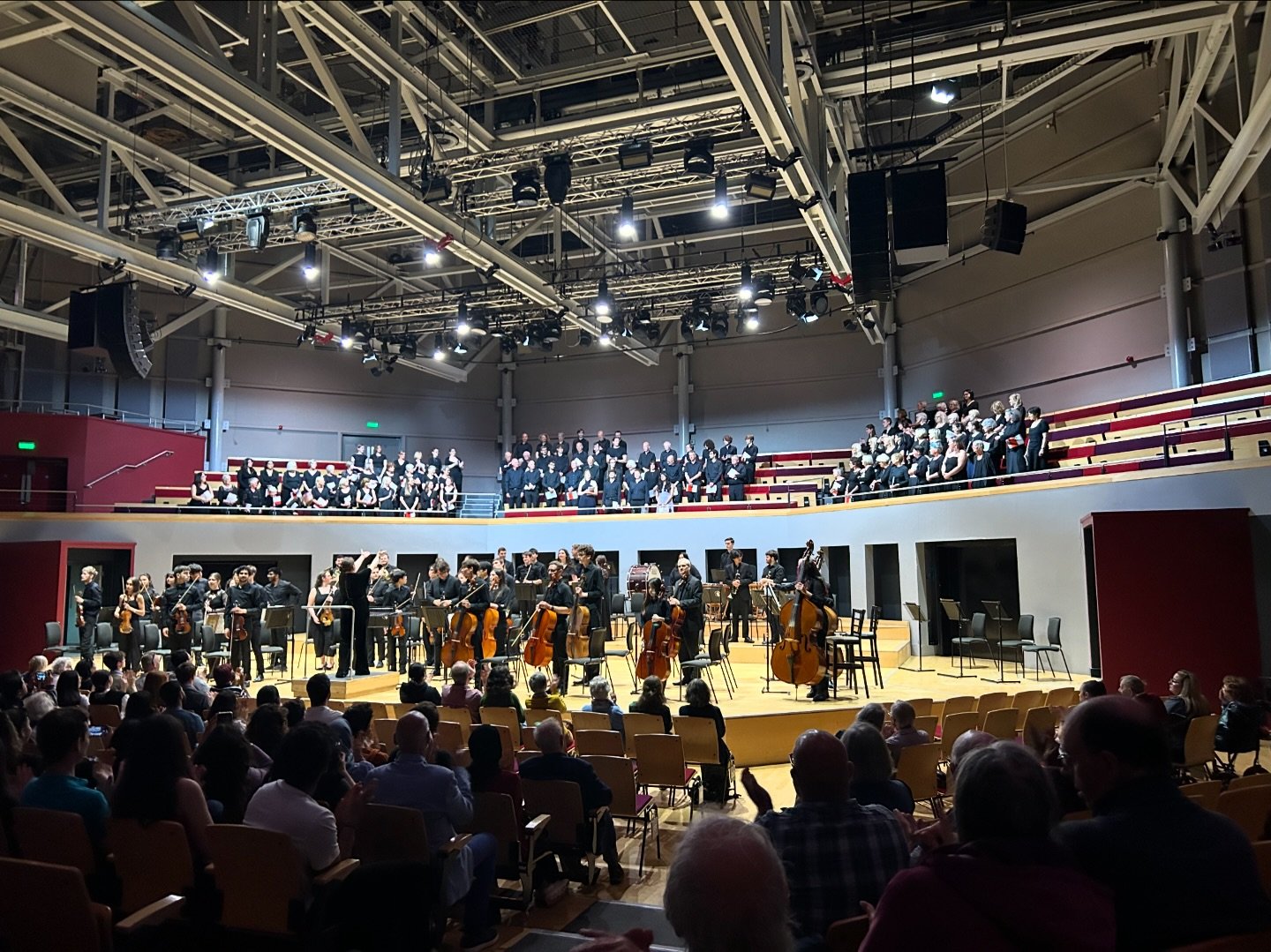 My first time performing @warwickarts! Lots of fun singing the bass solo for the Nelson Mass