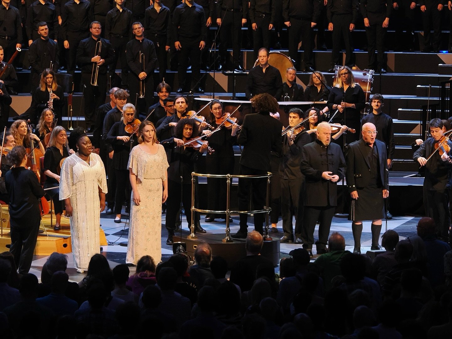 SO proud to have performed Beethoven 9 from memory last night @bbc_proms @royalalberthall with @auroraorchestra!
