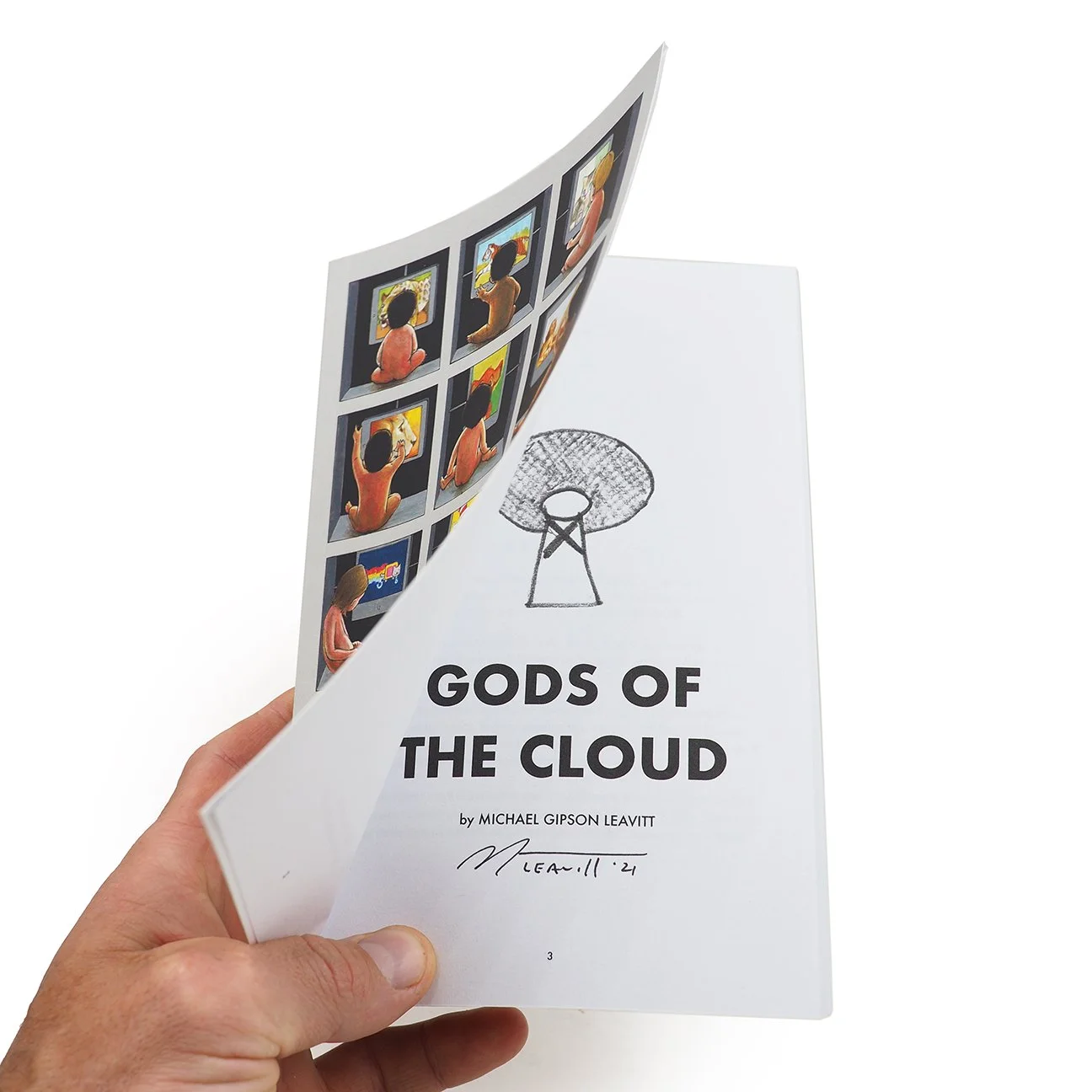 Artist Mike Leavitt dystopian future world online writing book