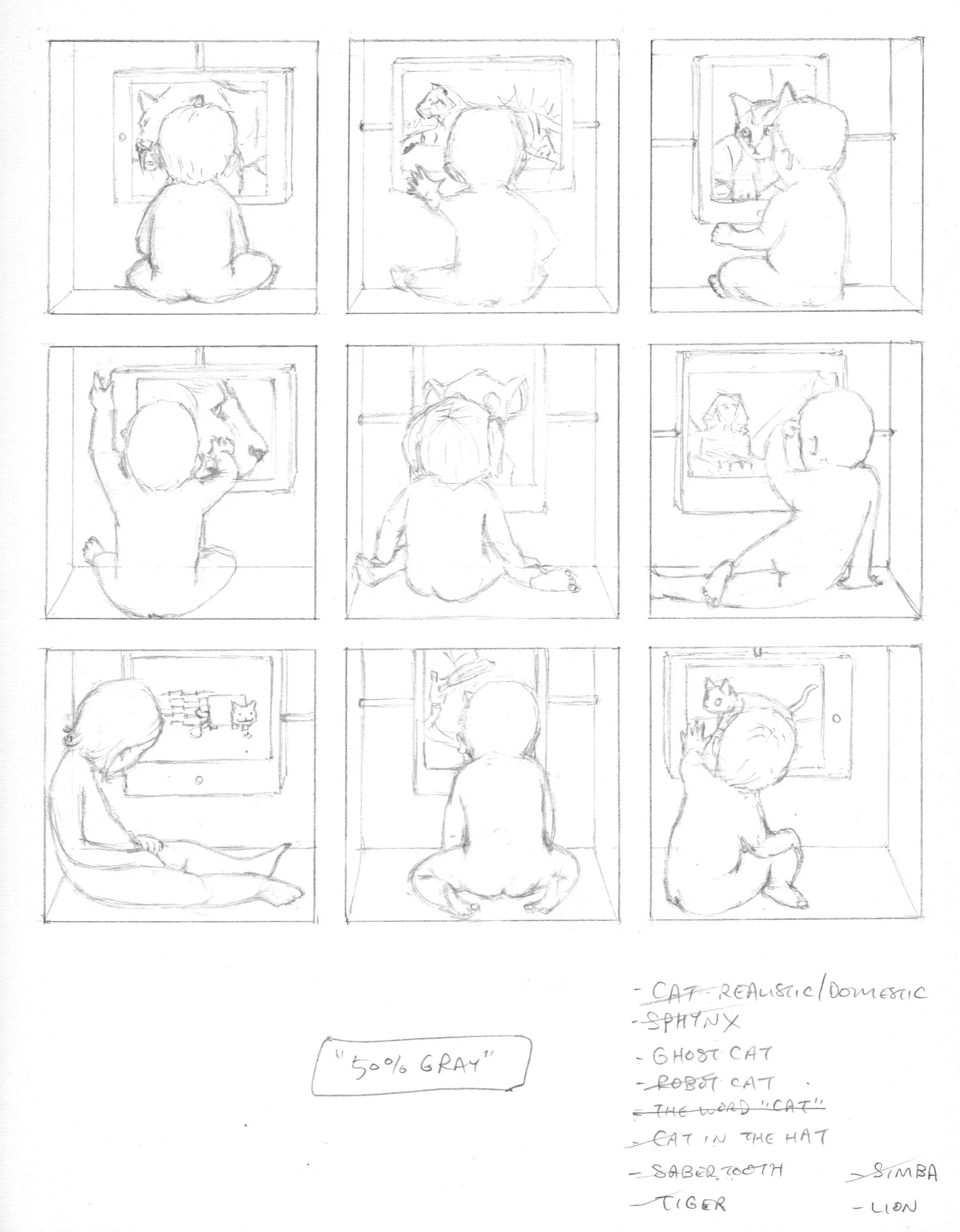 Artist Mike Leavitt book illustration drawing sketch