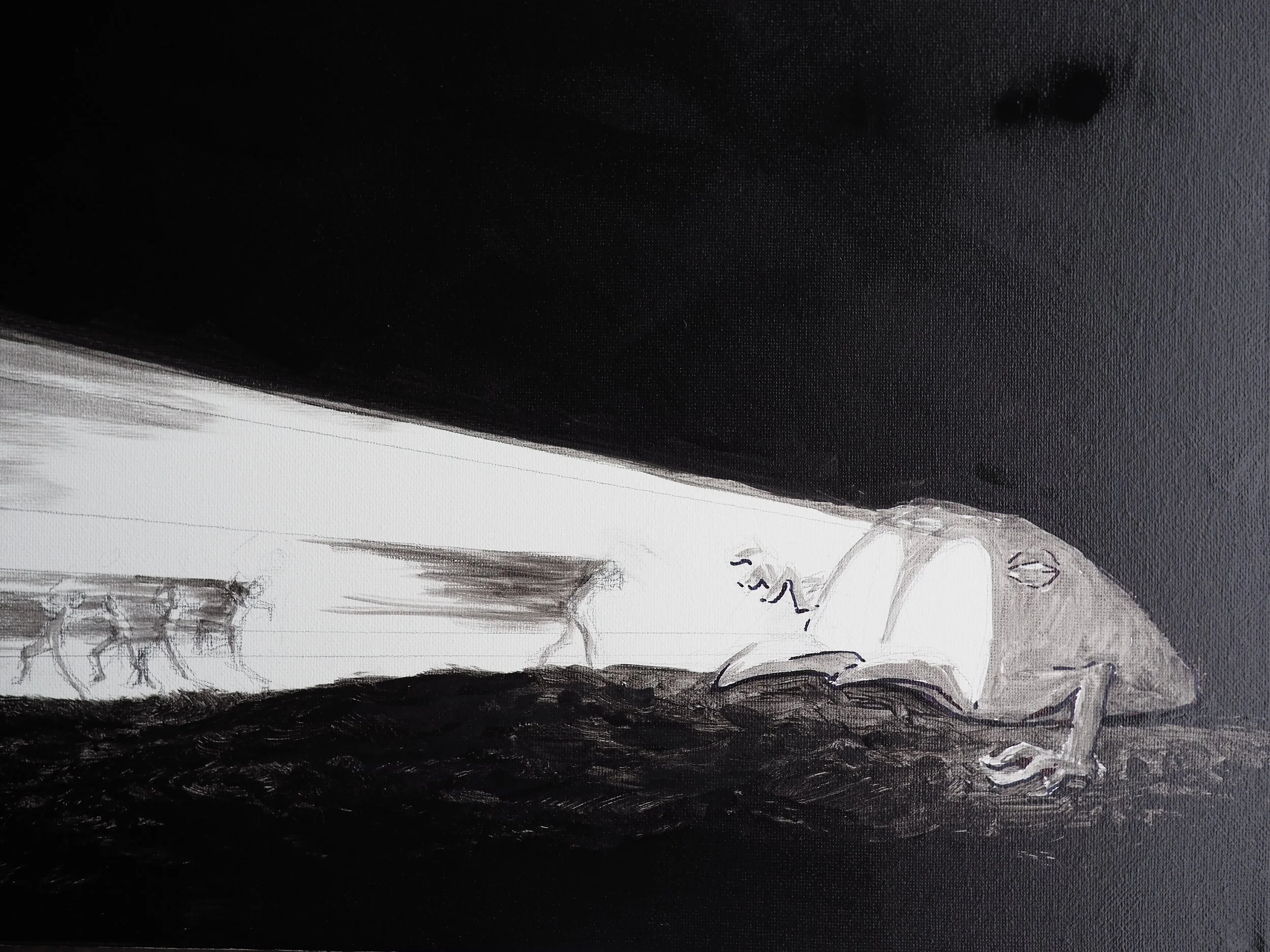 Leavitt monster fantasy art painting book illustration