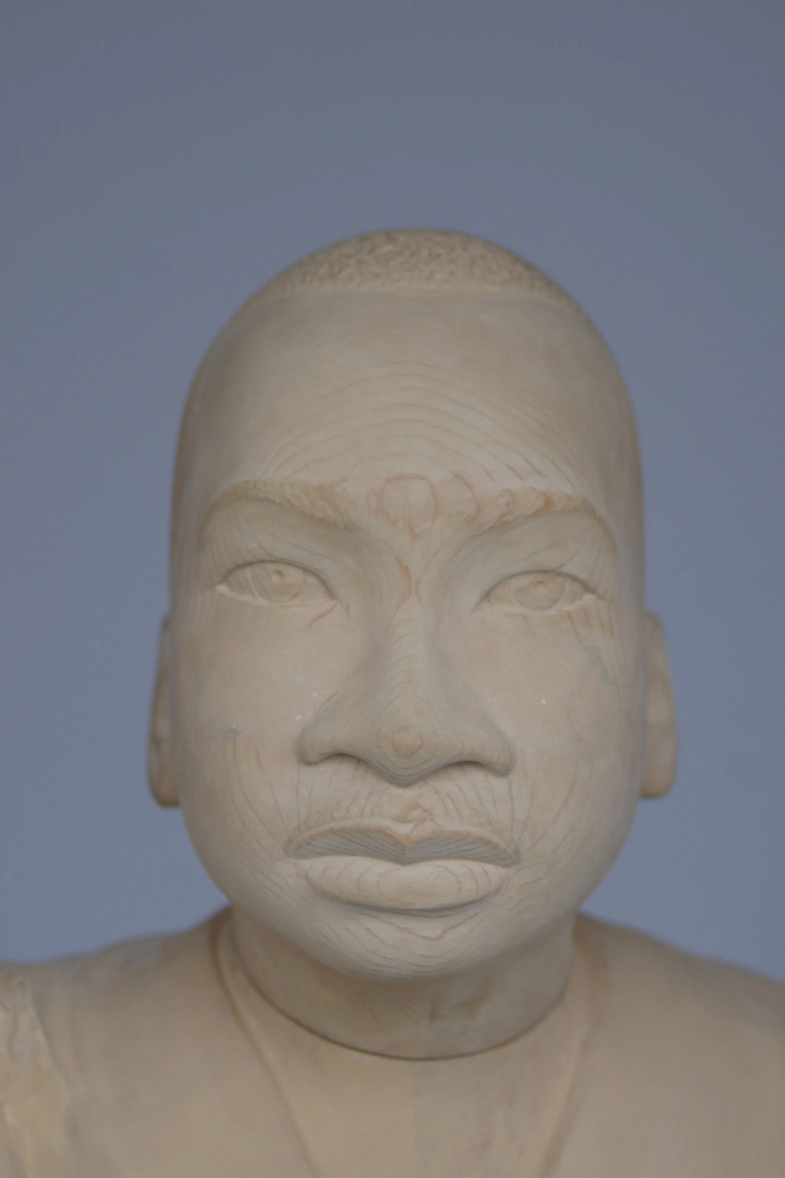 '80's send up political art carved wood sculpture