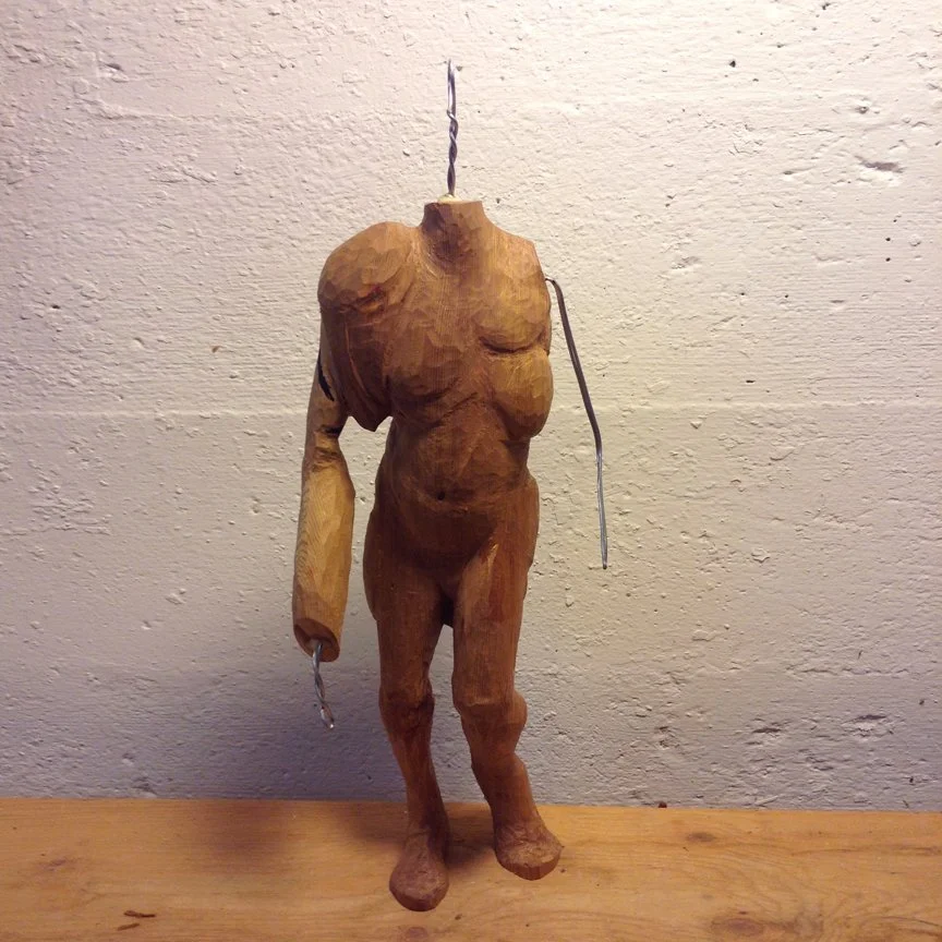 Leavitt pop art film history memory wood sculpt