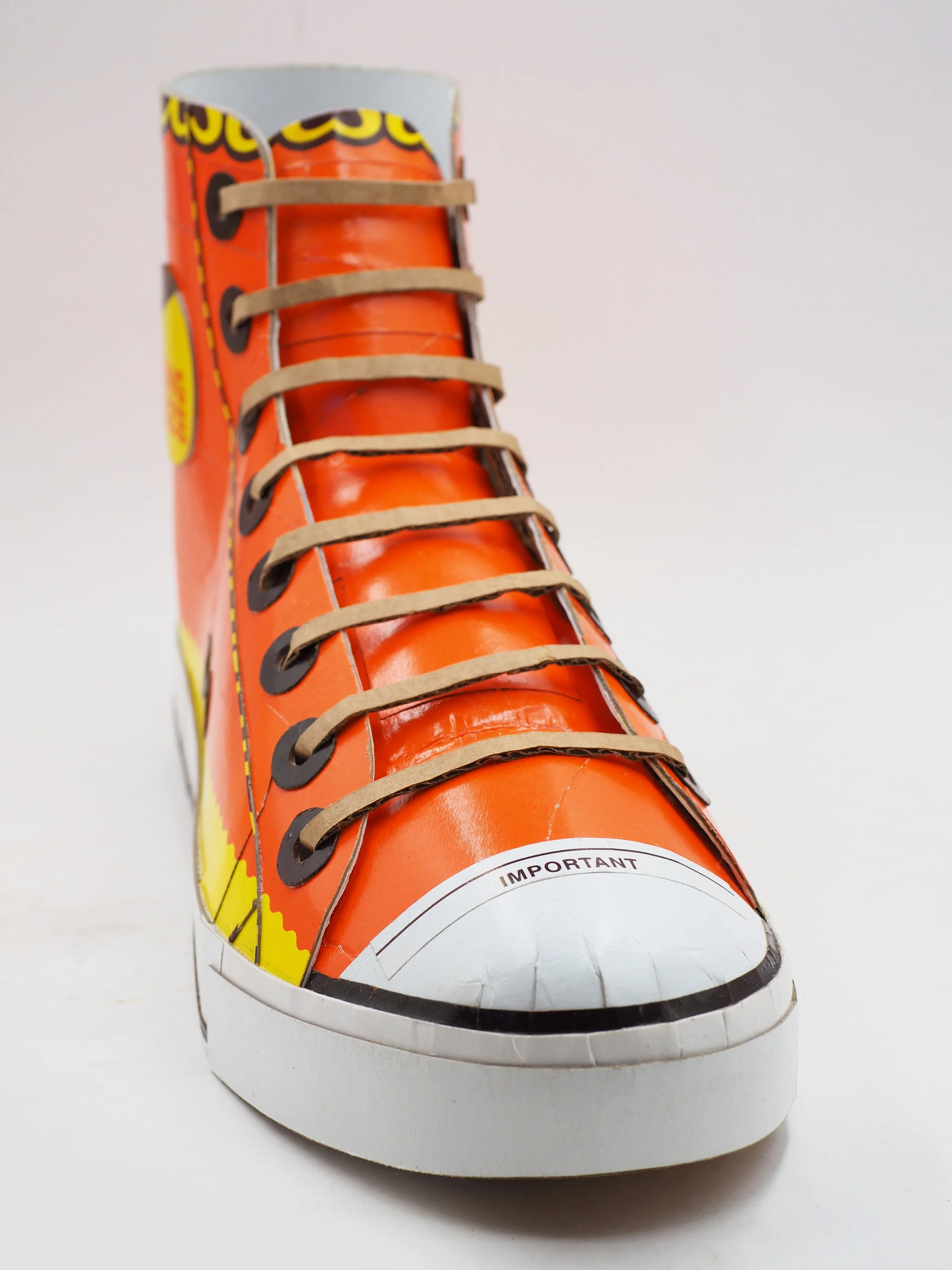 Reeses Hershey chocolate Chuck Taylor Converse All-Star orange candy collector basketball shoe geek pop art parody sculpture