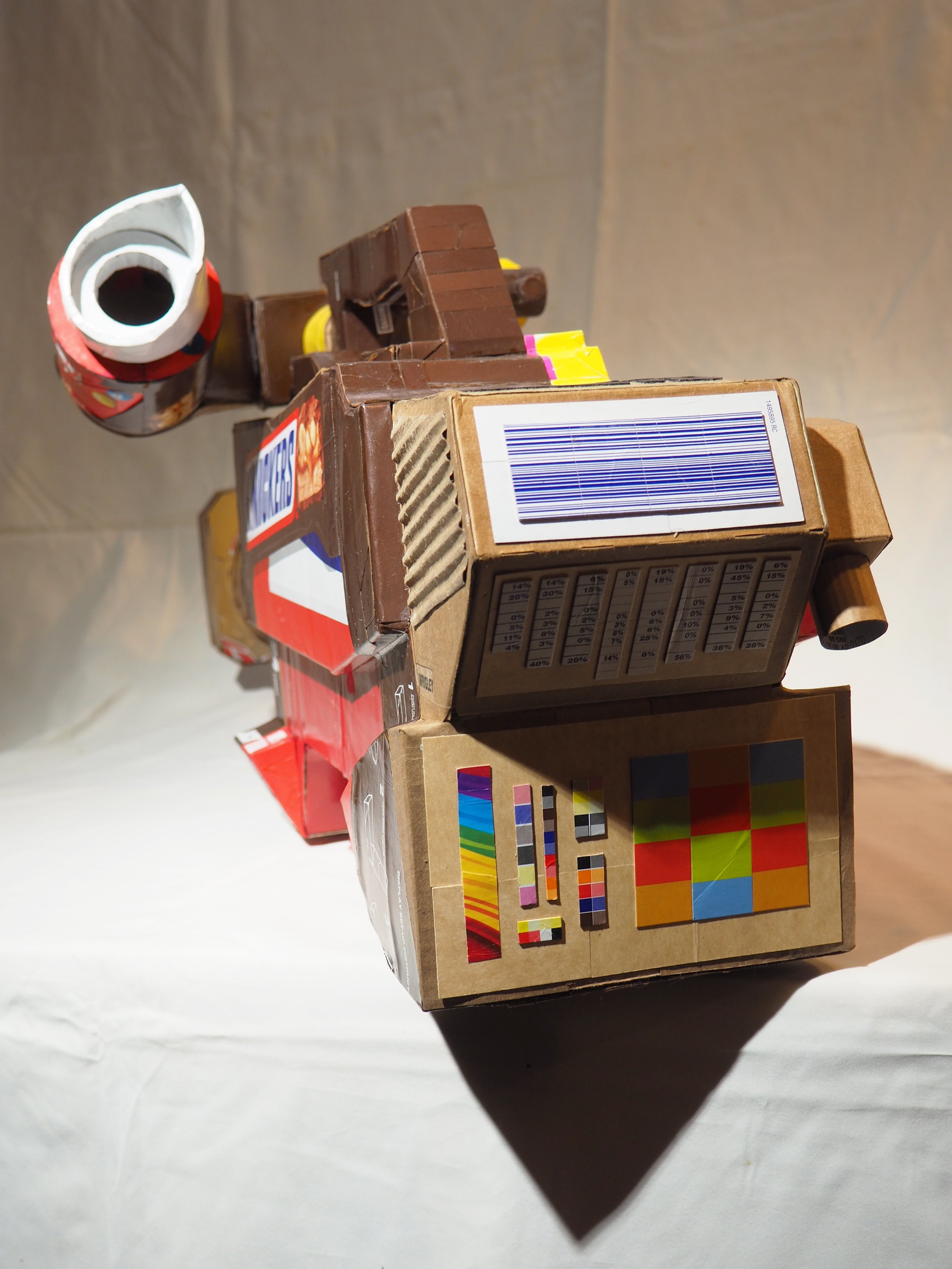 Mars Wrigley Snickers Starburst Twix American Candy Fox TV News Right Wing Media Anti-Capitalist Political Parody Hand-Made Recycled Material Art Sculpture