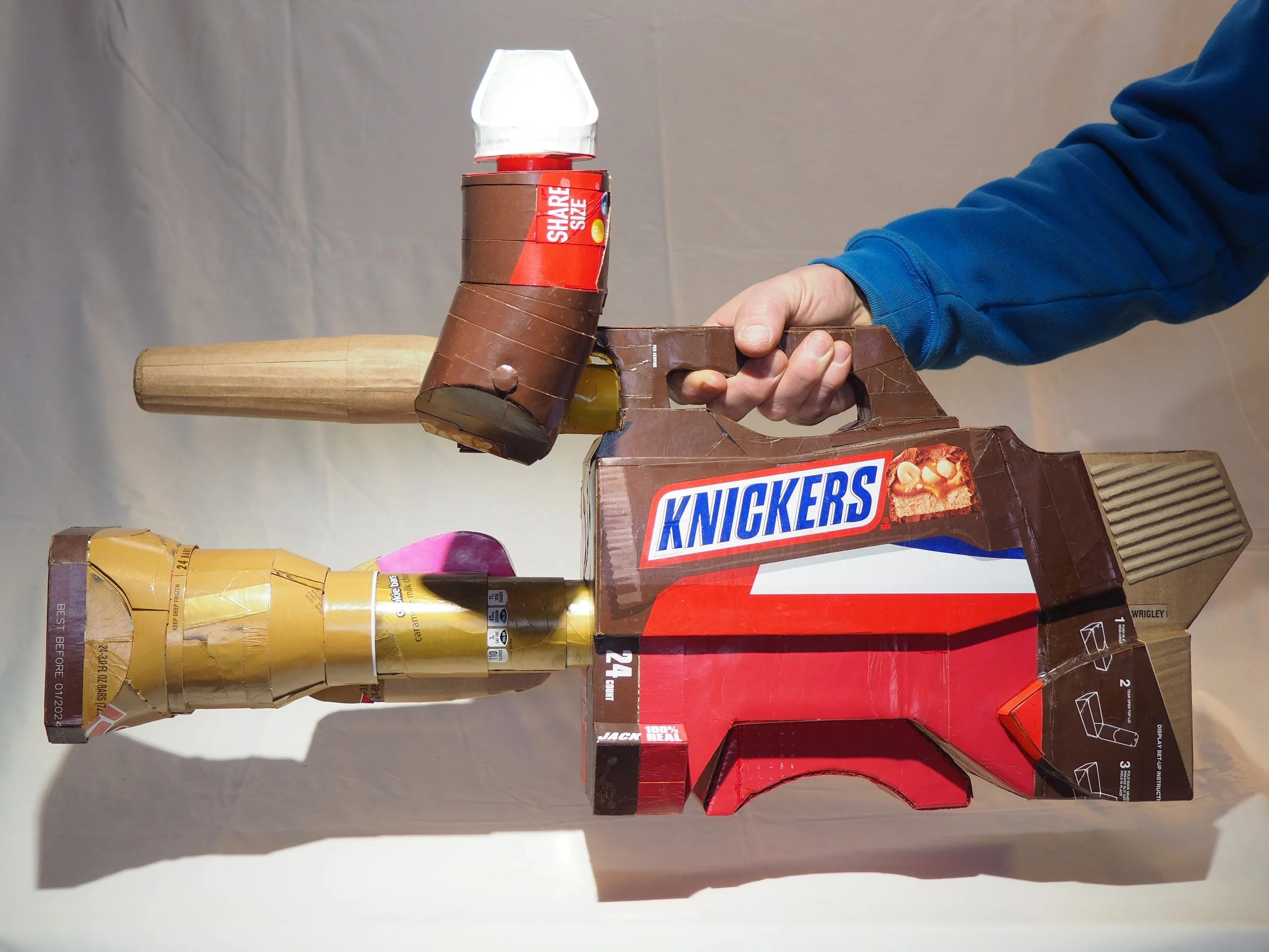 Mars Wrigley Snickers Starburst Twix American Candy Fox TV News Right Wing Media Anti-Capitalist Political Parody Hand-Made Recycled Material Art Sculpture
