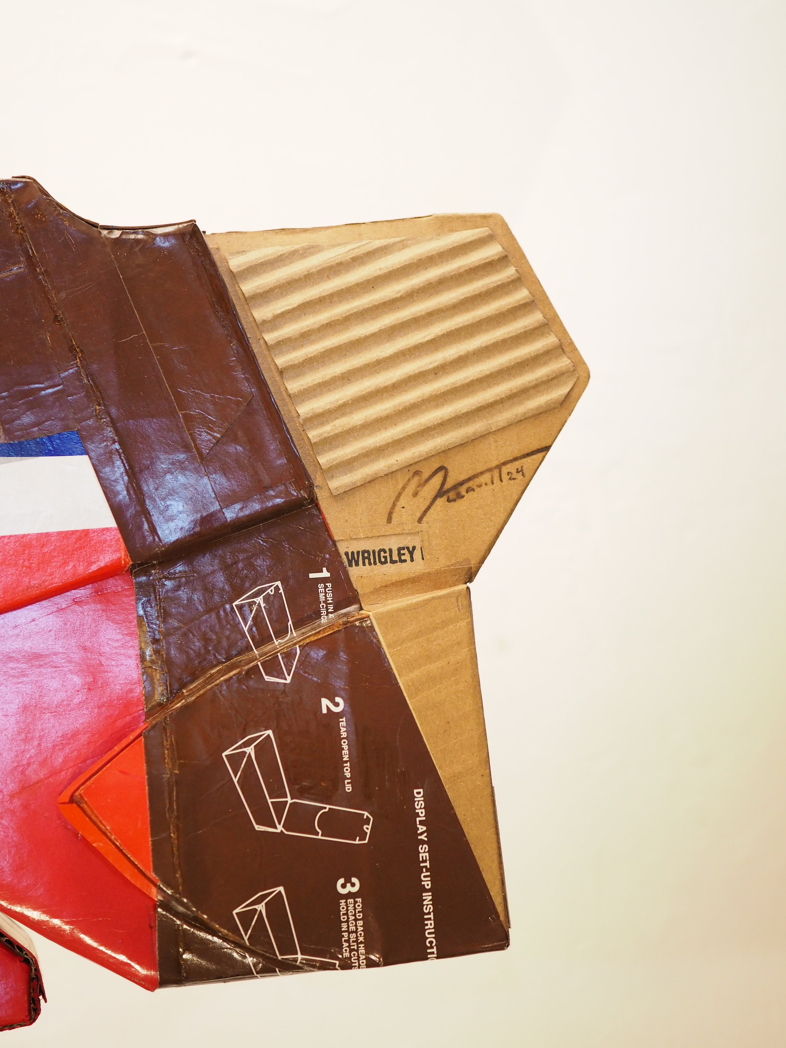 Mars Wrigley Snickers Starburst Twix American Candy Fox TV News Right Wing Media Anti-Capitalist Political Parody Hand-Made Recycled Material Art Sculpture
